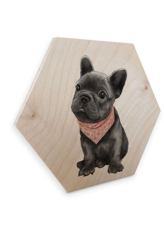 Wall-Art Holzbild »Französische Bulldogge Holzbild«, (1 St.) kaufen