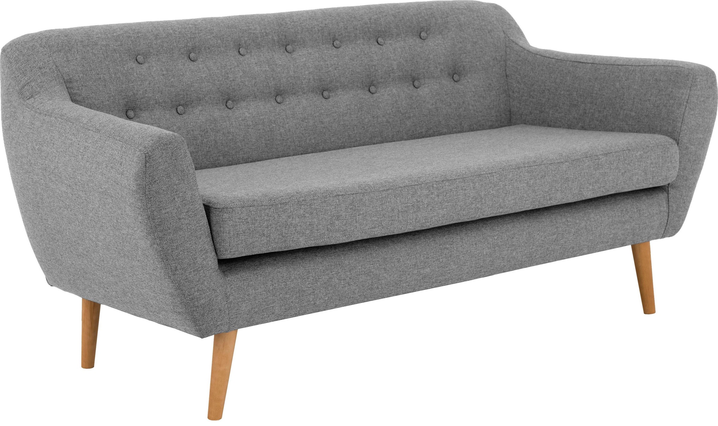 Home affaire 3-Sitzer »Renne« mit Heftung im Rücken im skandinavischem Stil günstig online kaufen