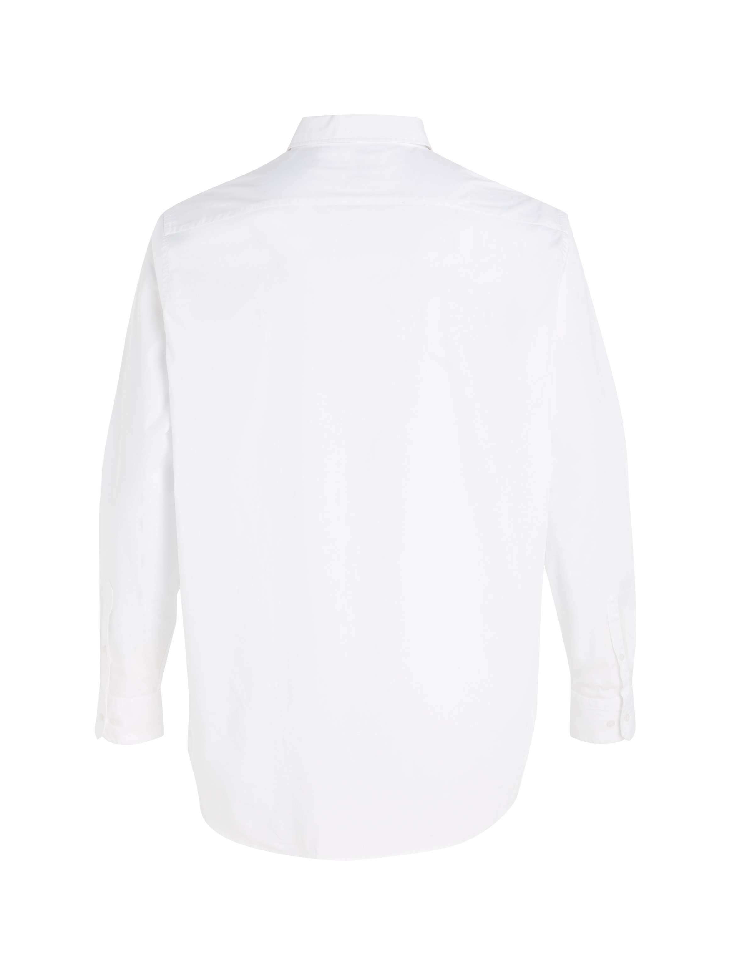 Calvin Klein Big&Tall Langarmhemd »BT_STRETCH POPLIN SLIM SHIRT«, in großen Größen mit durchgehender Knopfleiste