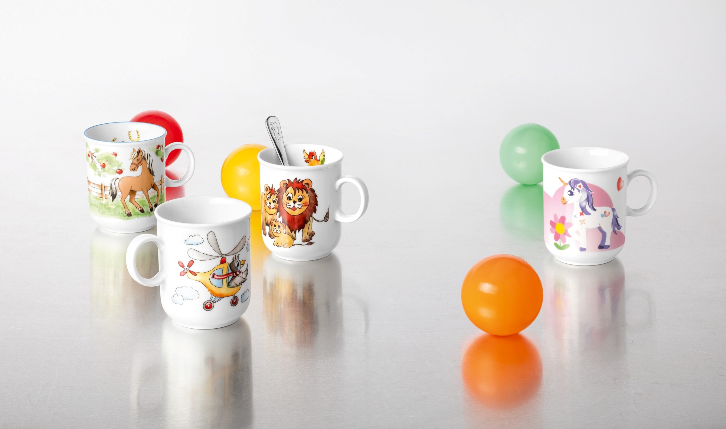 Seltmann Weiden Becher »Compact, Bunte Tierwelt«, (1 tlg.), Becher mit Henk günstig online kaufen