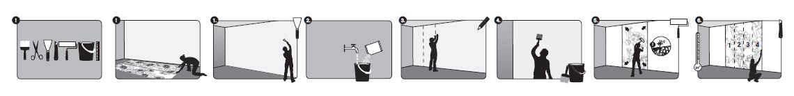 Komar Vliestapete »Digitaldruck Vlies -  Les Quatre Saisons - Größe 350 x 250 cm« bedruckt glatt Wohnzimmer, Schlafzimmer