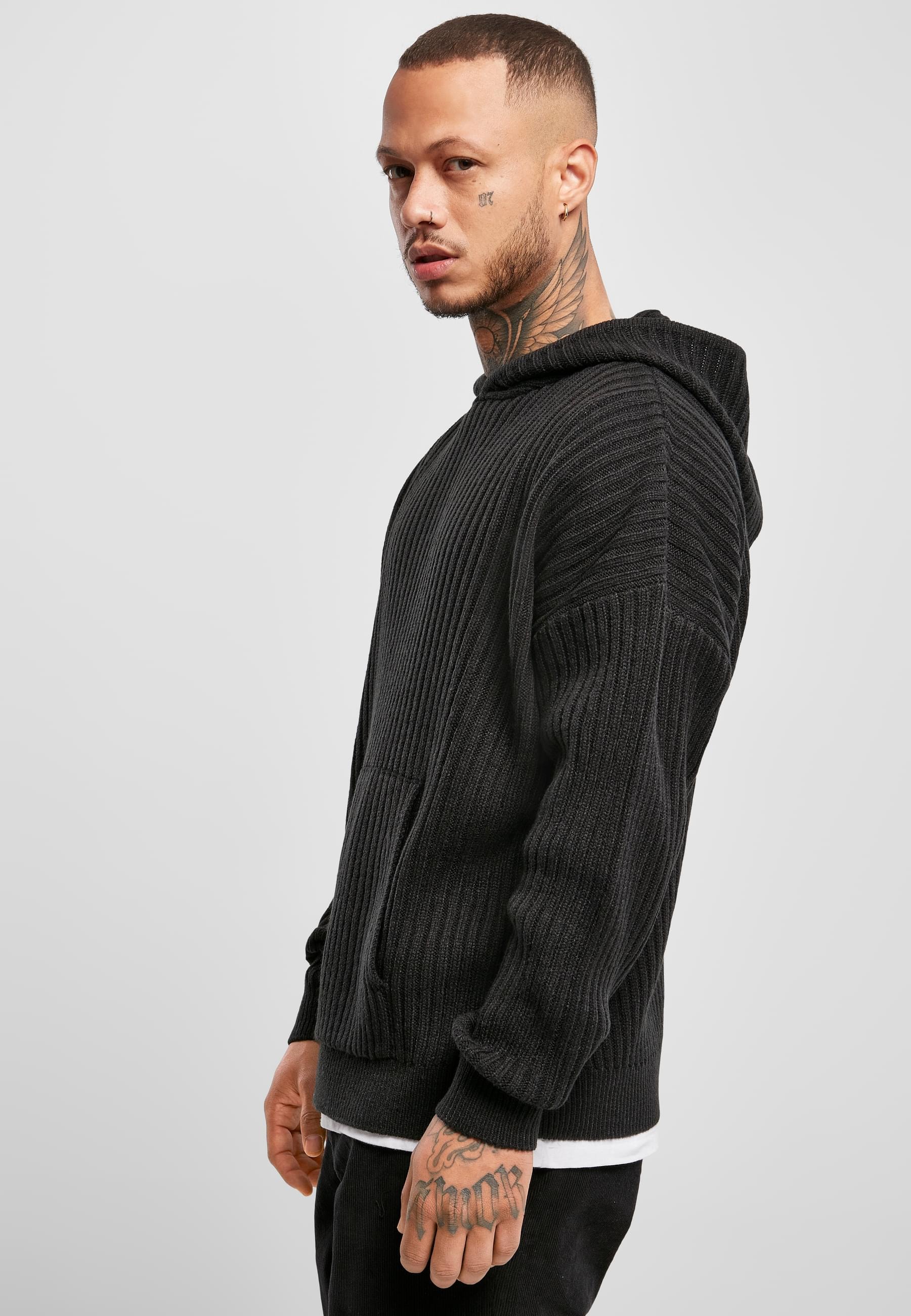 URBAN CLASSICS Kapuzensweatshirt »Urban Classics Herren Knitted Hoody«, 1 Stk.
