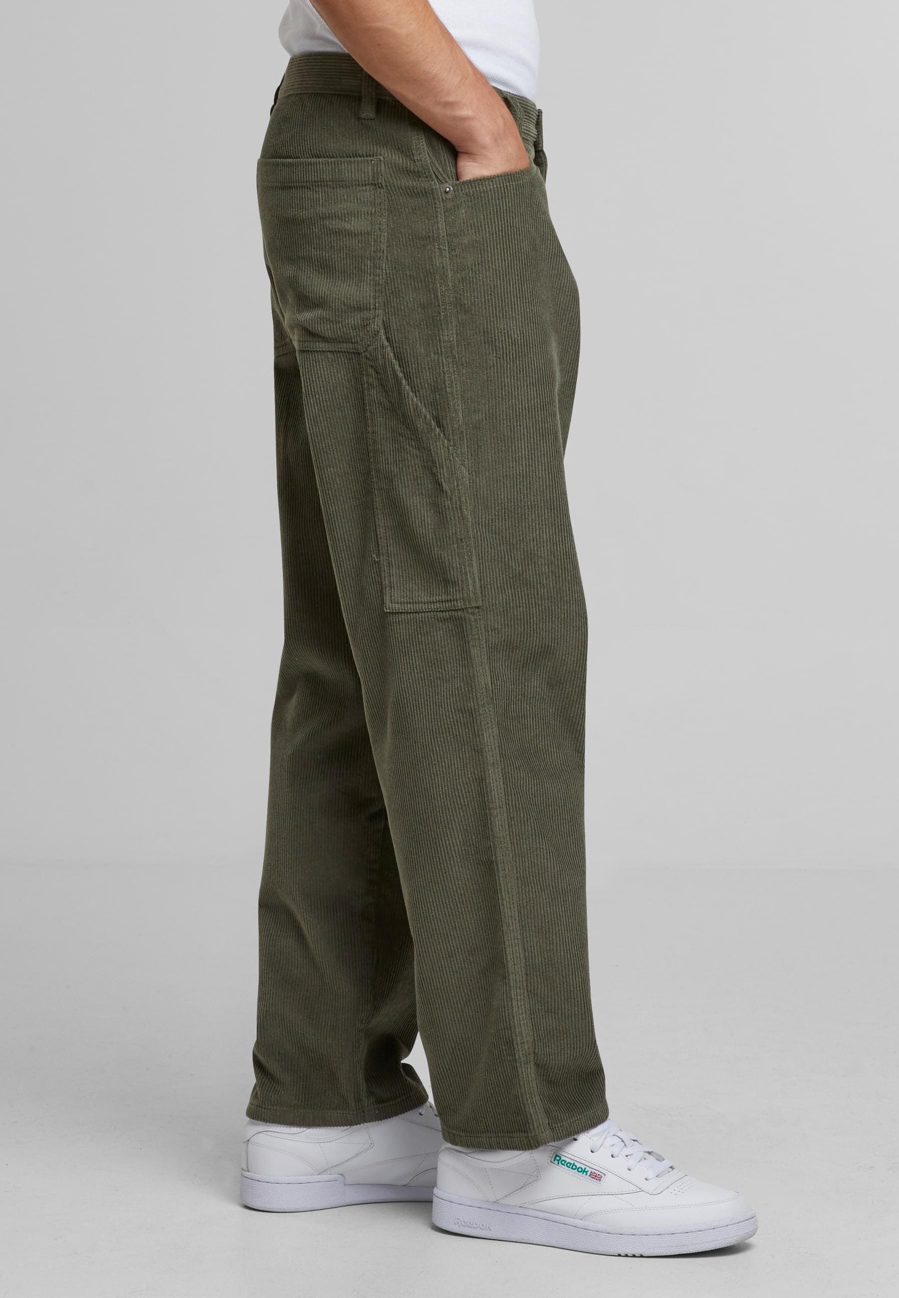 URBAN CLASSICS Stoffhose »Urban Classics Corduroy Carpenter Pants«