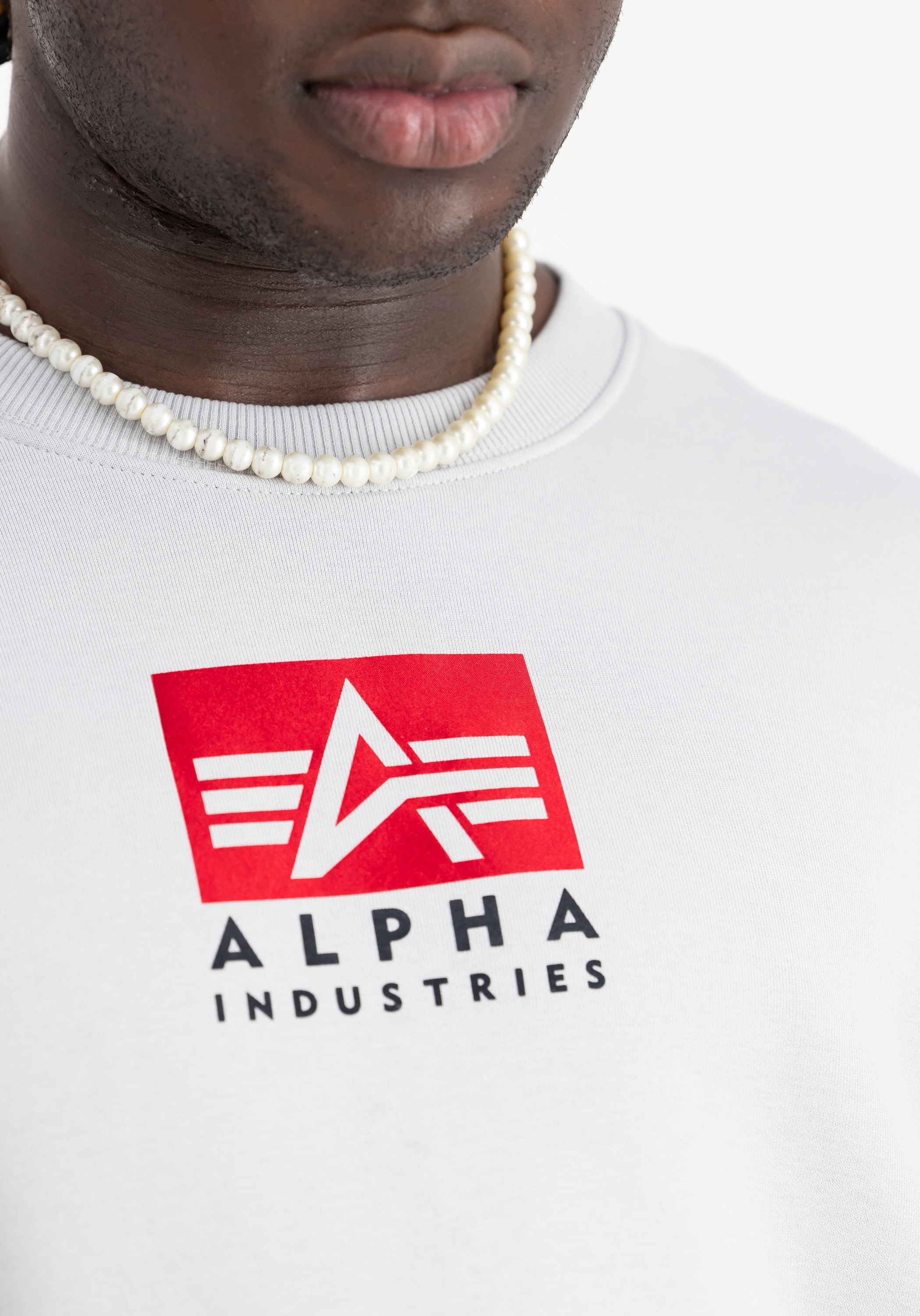Alpha Industries Sweater »Satin Logo Sweatshirt«
