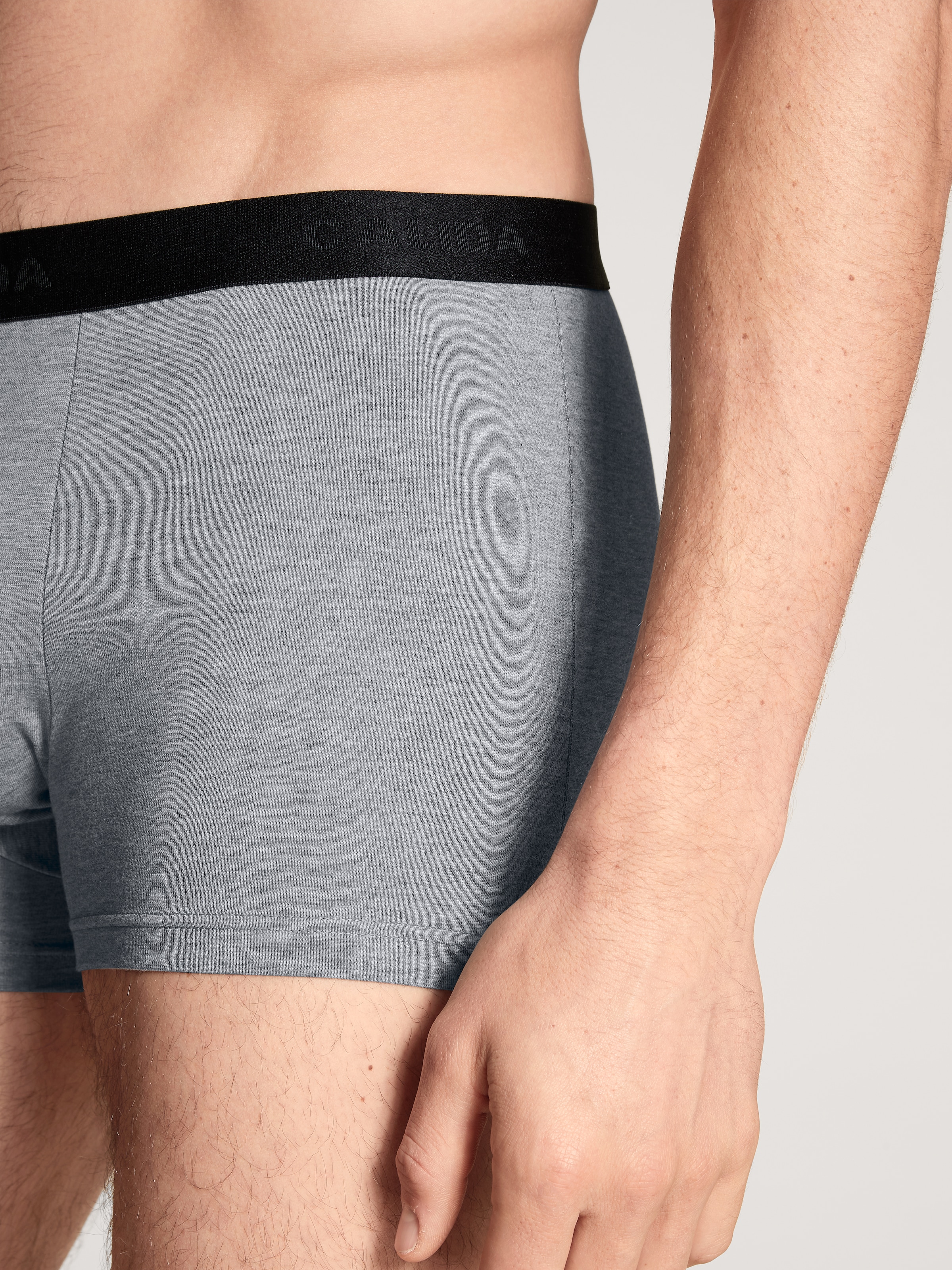 CALIDA Boxershorts »Natural Benefit«, (3er Pack), mit formstabiler Single Jersey-Qualität