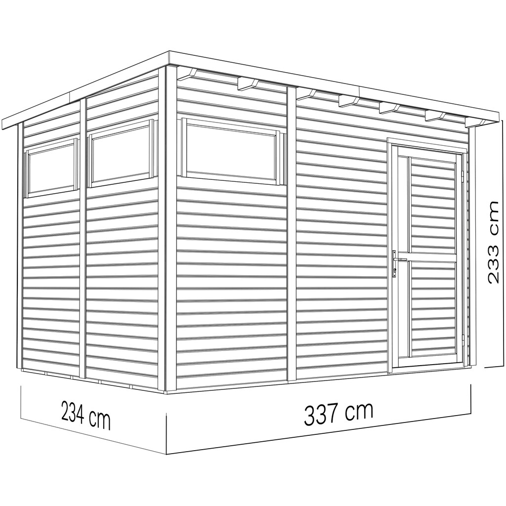 KONIFERA Gartenhaus »Pentus 3«