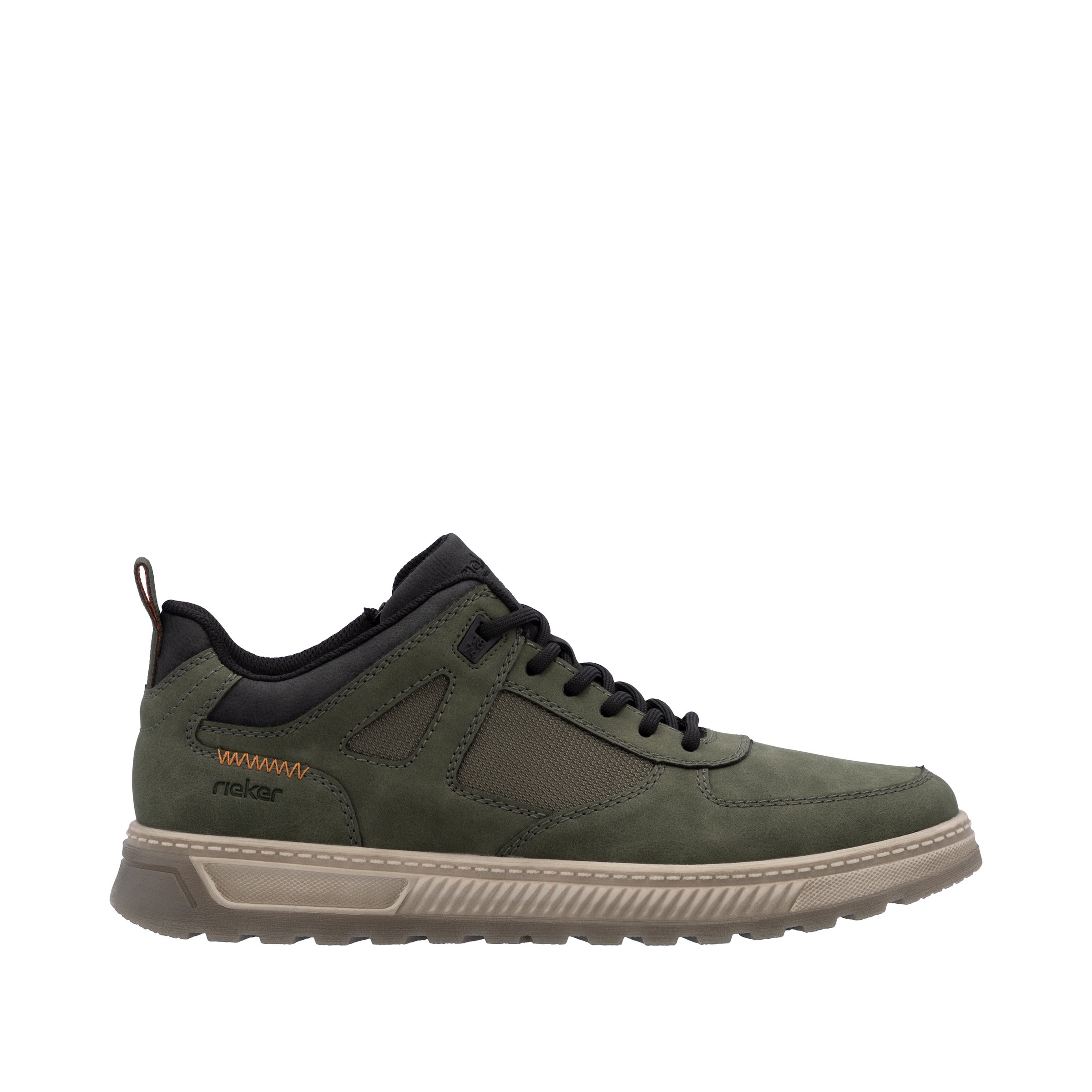 Rieker Sneaker, Schnürschuh, Halbschuh, Outdoorschuh mit gepolstertem Schaftrand