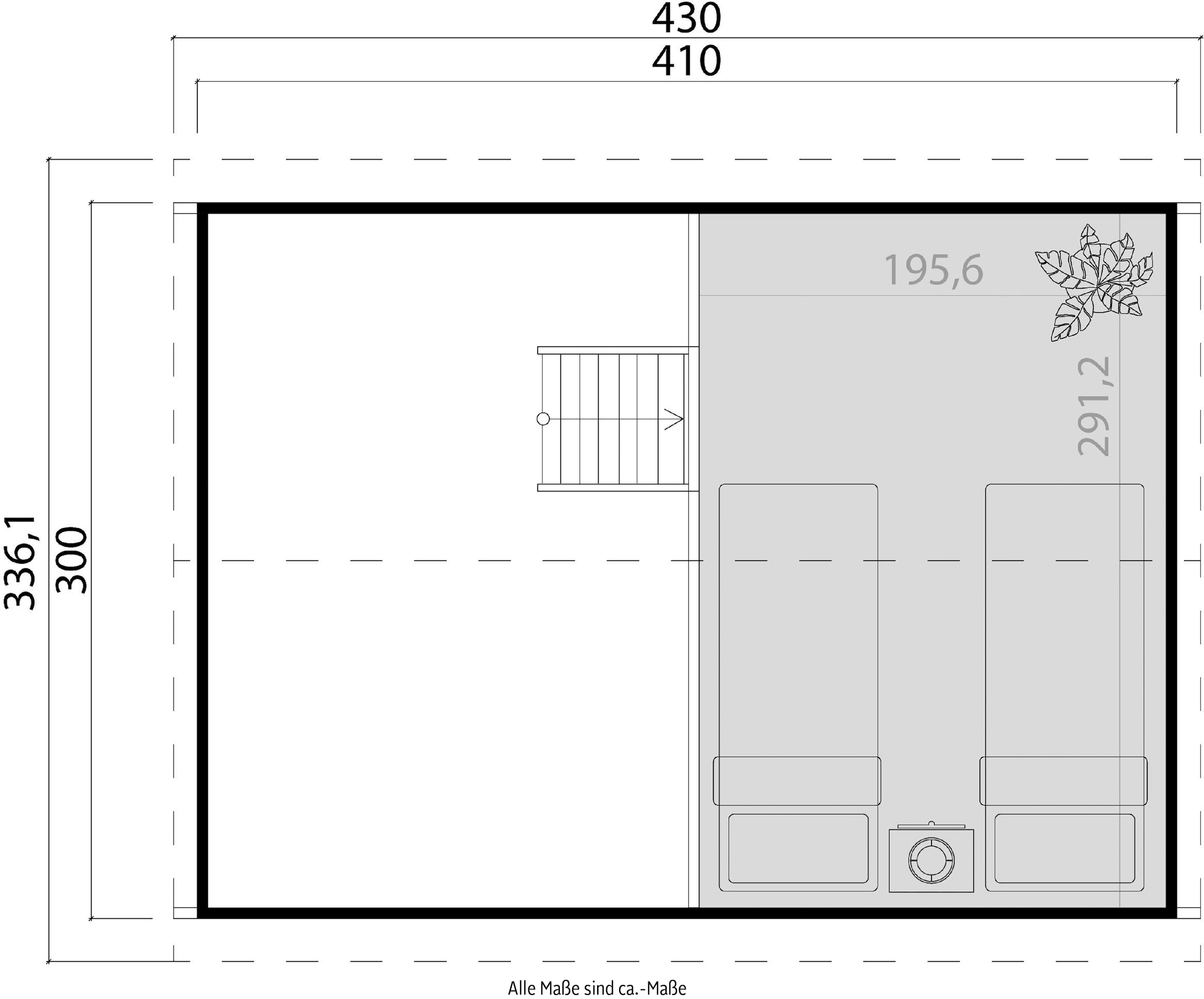 LASITA MAJA Gartenhaus »MURANO«