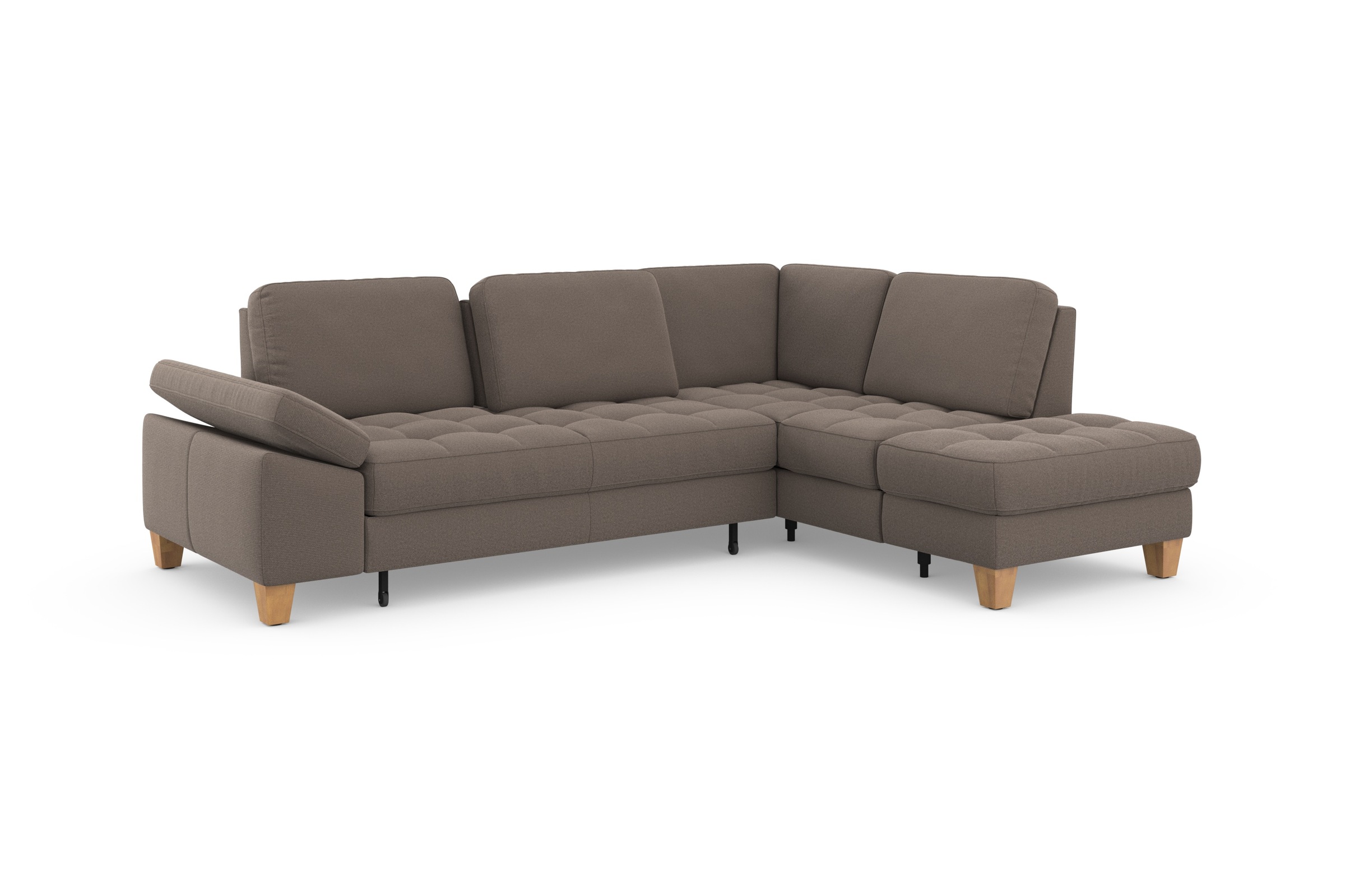 sit&more Ecksofa »Westham L-Form«, mit Ottomane, mit oder ohne Bettfunktion, Bettkasten, Verstellung