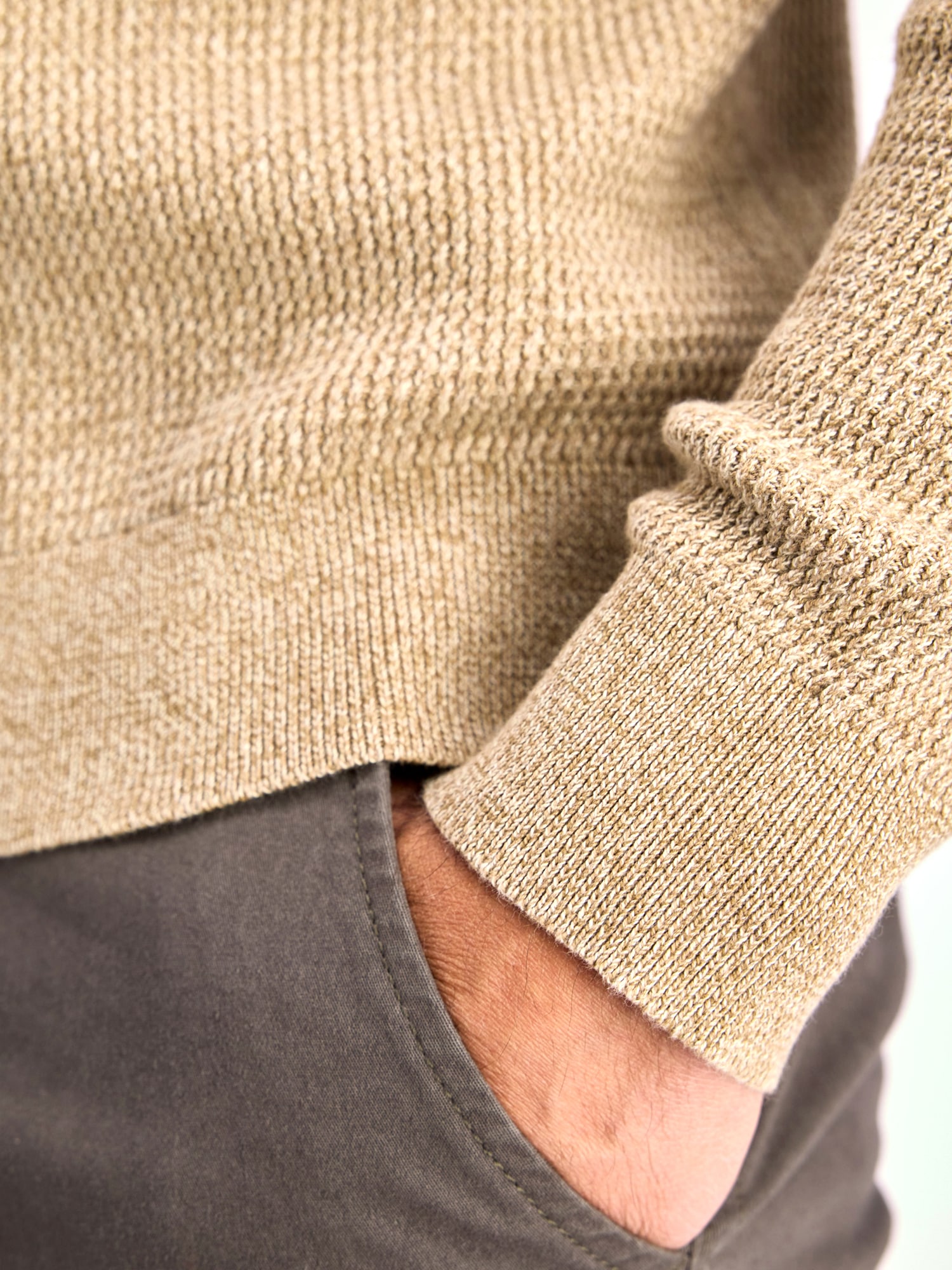 LERROS Strickpullover »LERROS Herren Strickpullover in Strukturqualität«