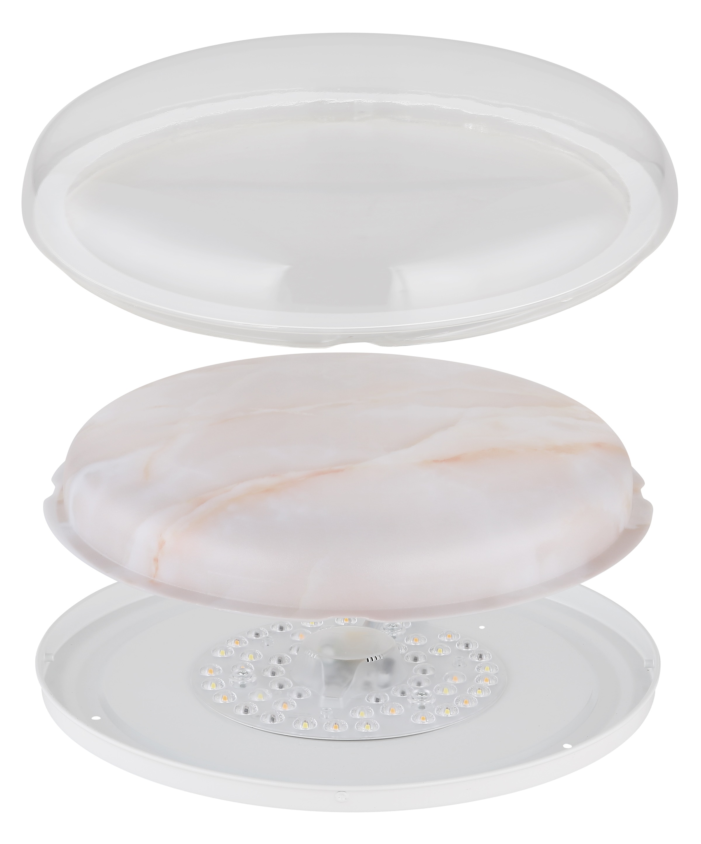 GLOBO LIGHTING LED Deckenleuchte »TYRONE«, Leuchtmittel LED-Modul | LED fest integriert, Deckenlampe/CCT 2700/4000/6000K/rund/Wohnzimmer/Schlafzimmer
