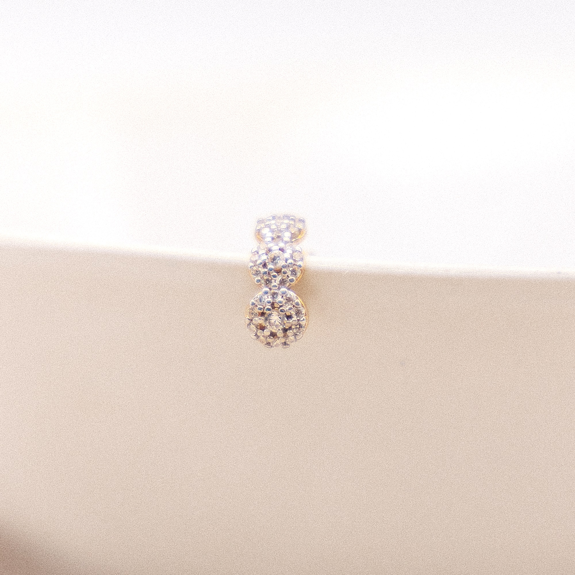 Fascination by Ellen K. Paar Ohrstecker »Gold 585 mit 60x Zirkonia weiß«