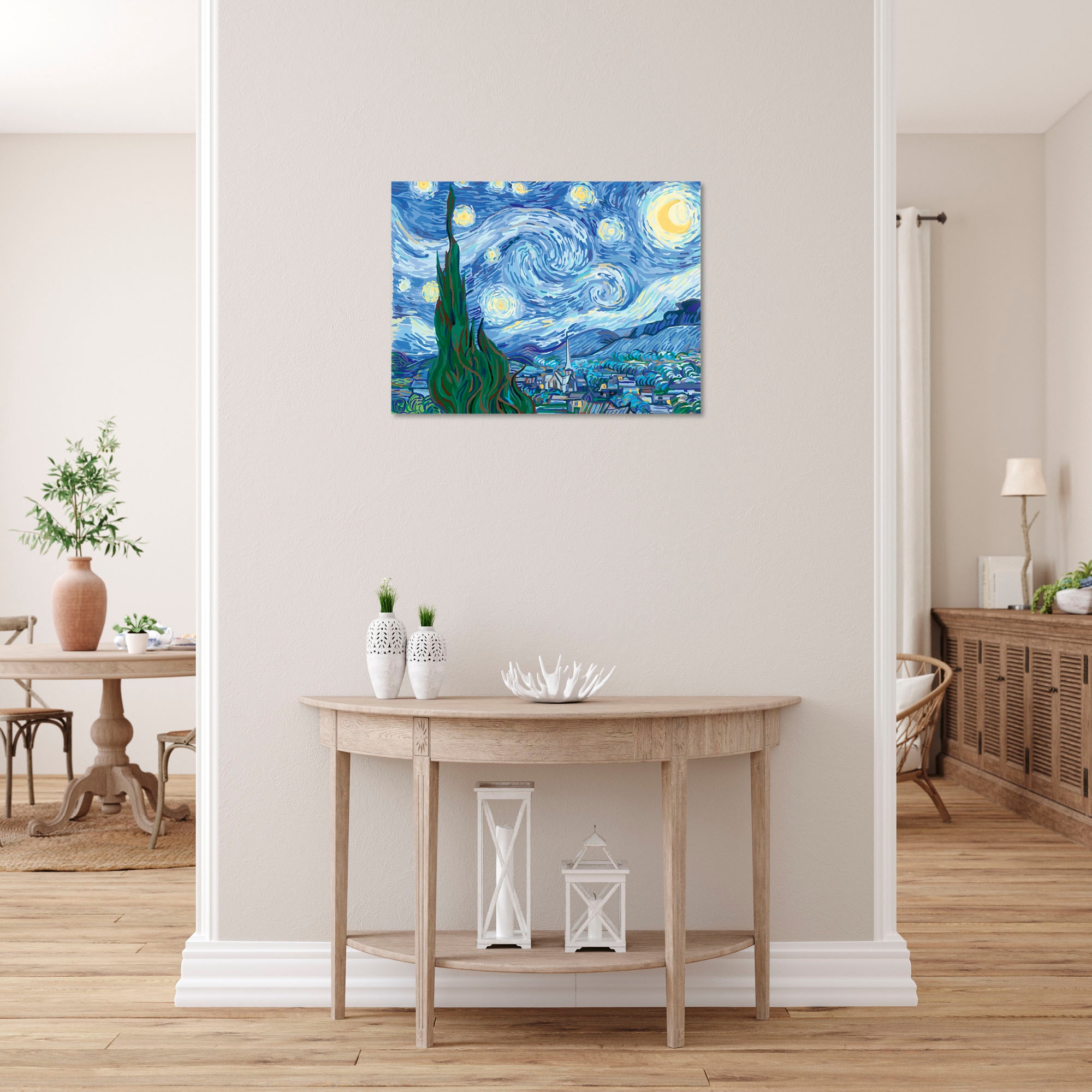 Ravensburger Malen nach Zahlen »CreArt, Leinwand ART Collection: Sternennacht (Van Gogh)« Made in Europe