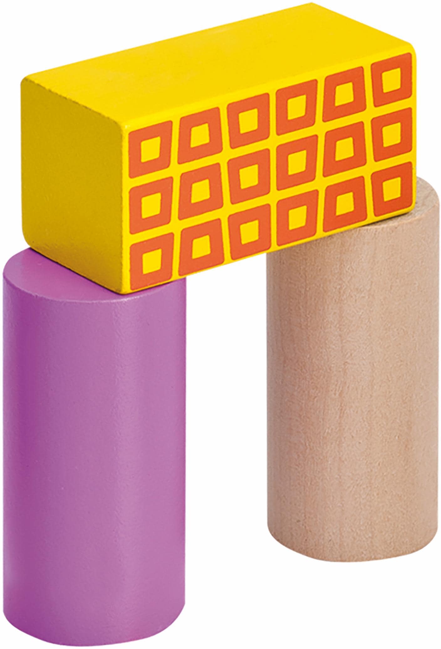 Eichhorn Spielbausteine »Color, Holzbausteine«, (50 St.)