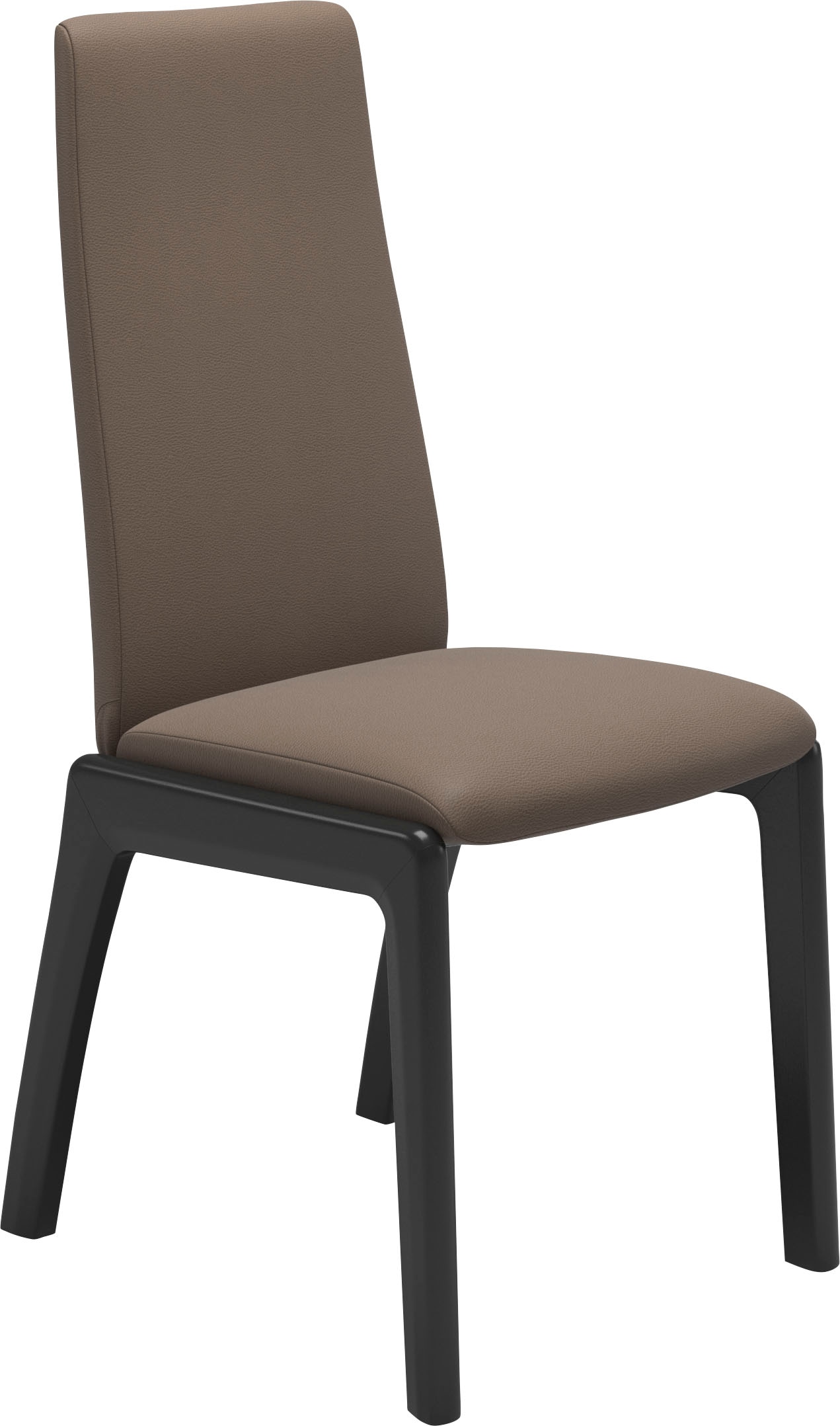 Stressless® Polsterstuhl »Laurel«, Leder BATICK, High Back, Größe M, mit abgerundeten Beinen in Schwarz