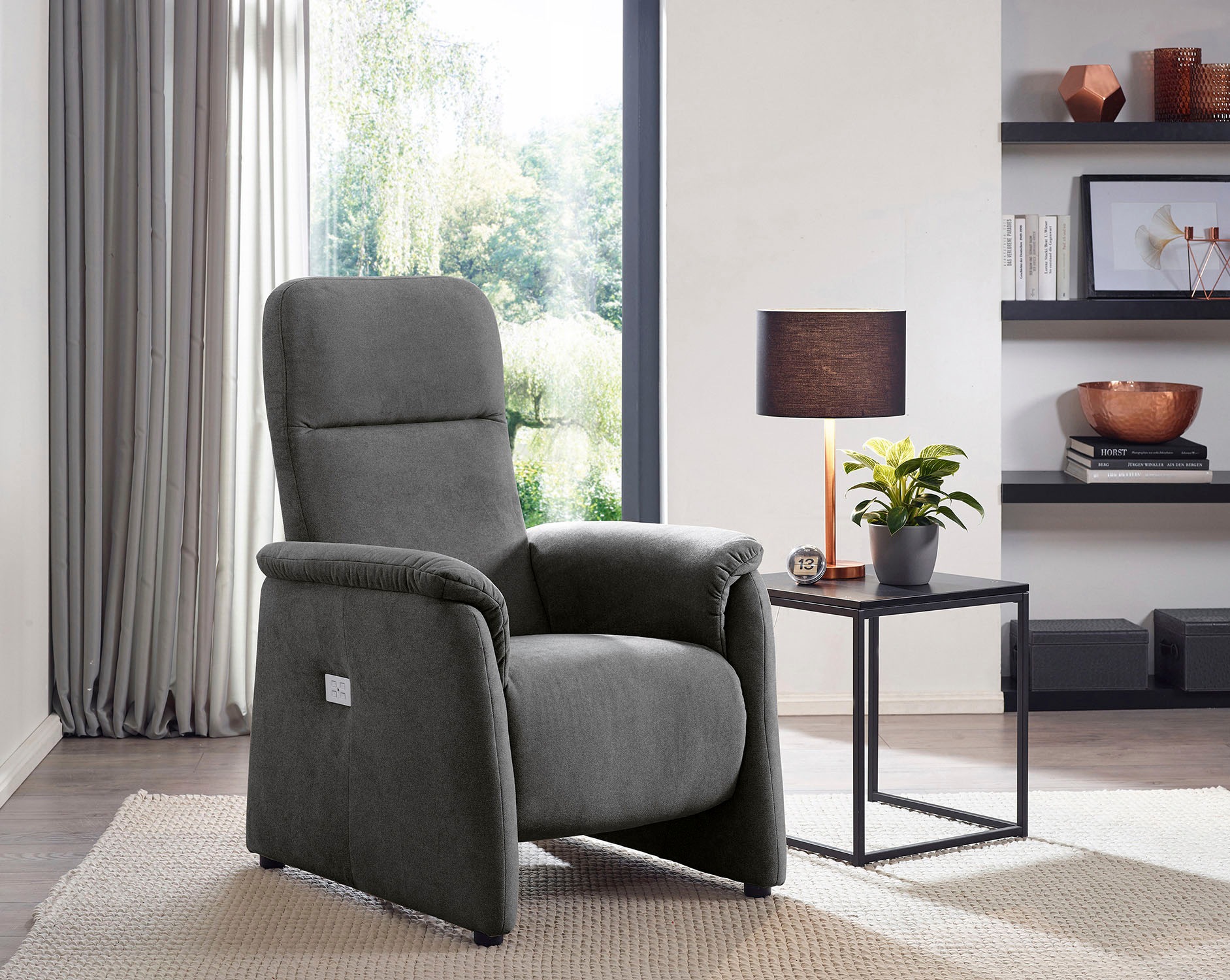 CALIZZA INTERIORS Relaxsessel »Topas«, inklusiver stufenloser Kopfteilverst günstig online kaufen