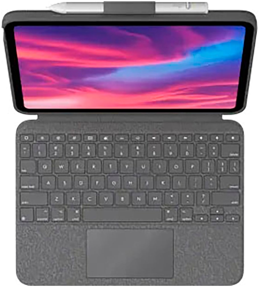 Logitech iPad-Tastatur »Combo Touch für iPad Air 13" (M2)«, (Touchpad)