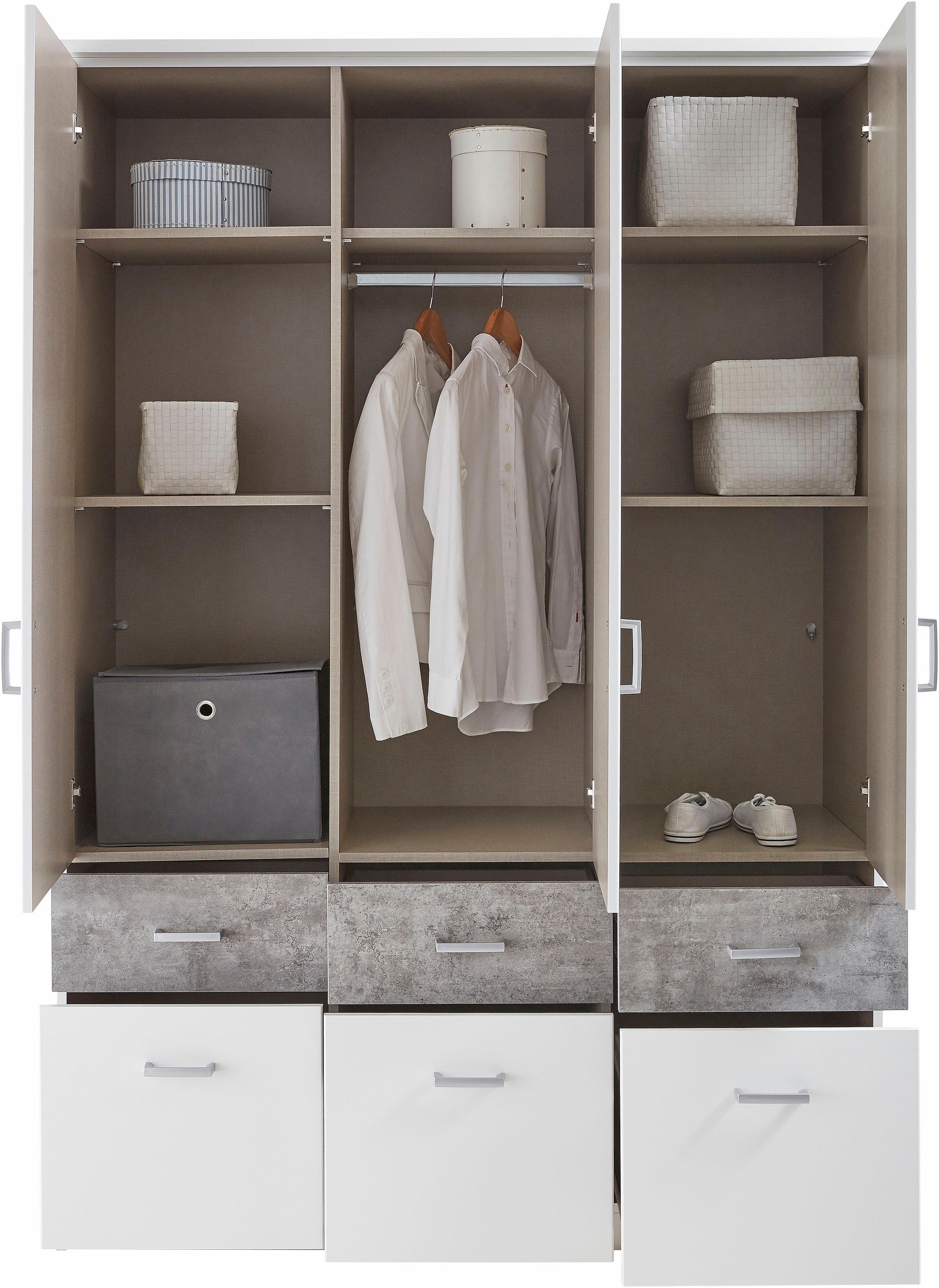 rauch Kleiderschrank »Kleiderschrank Schrank Garderobe deckenhoher Schrank BREMEN«, in vielen Farben und Ausführungen MADE IN GERMANY