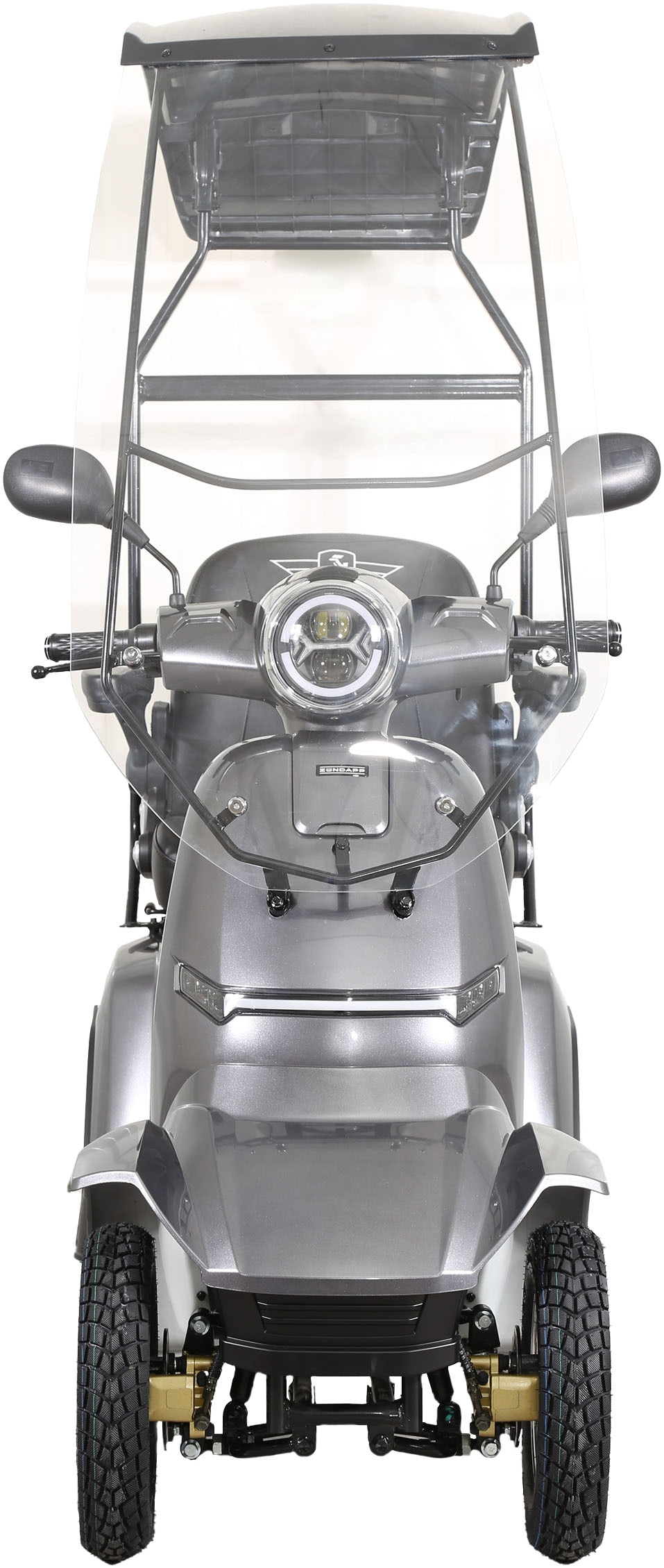 Zündapp Elektromobil »Zündapp Volt 1000W 20 km/h inkl. Topcase und Dach dunkelgrau«, Topcase, Dach