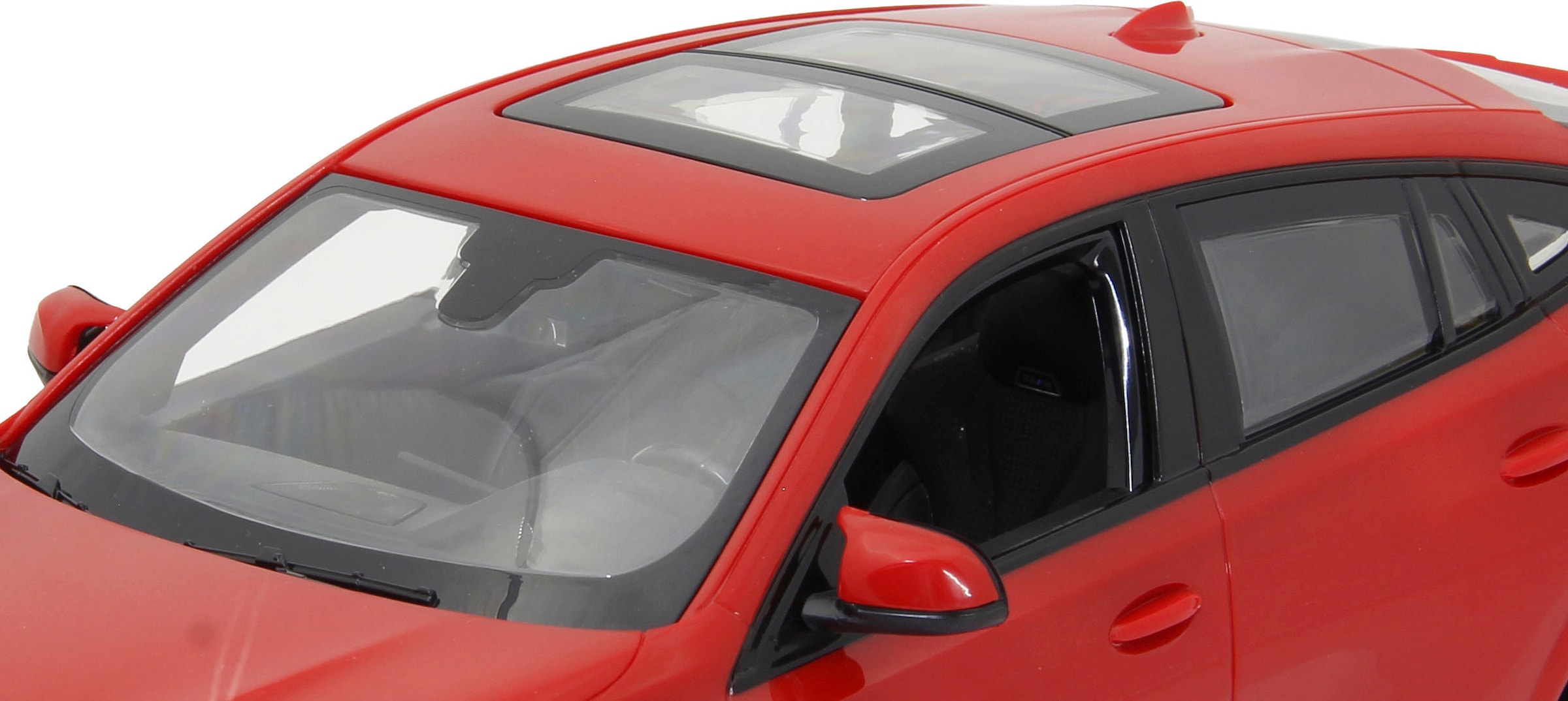 Jamara RC-Auto »Deluxe Cars, BMW X6 M 1:14, rot - 2,4 GHz«, mit LED-Lichtern