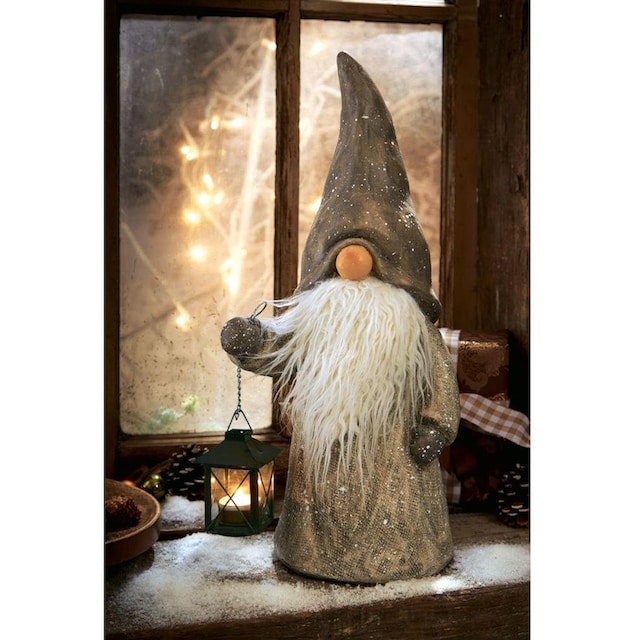 Weihnachtsfigur »Wichtel mit Laterne«, Höhe 50 cm auf Rechnung kaufen