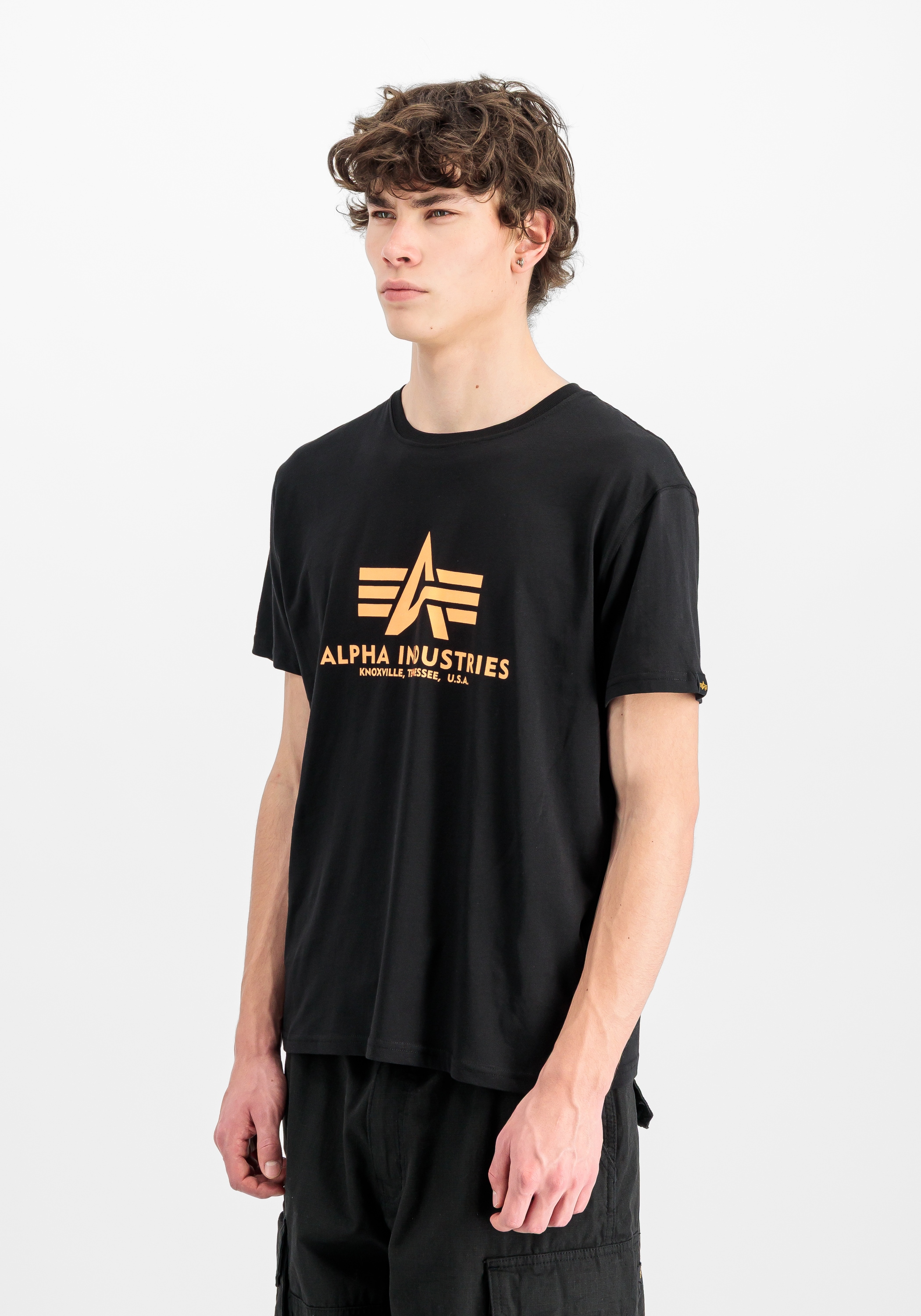 Alpha Industries T-Shirt »Basic T-Shirt BL Neon Print«