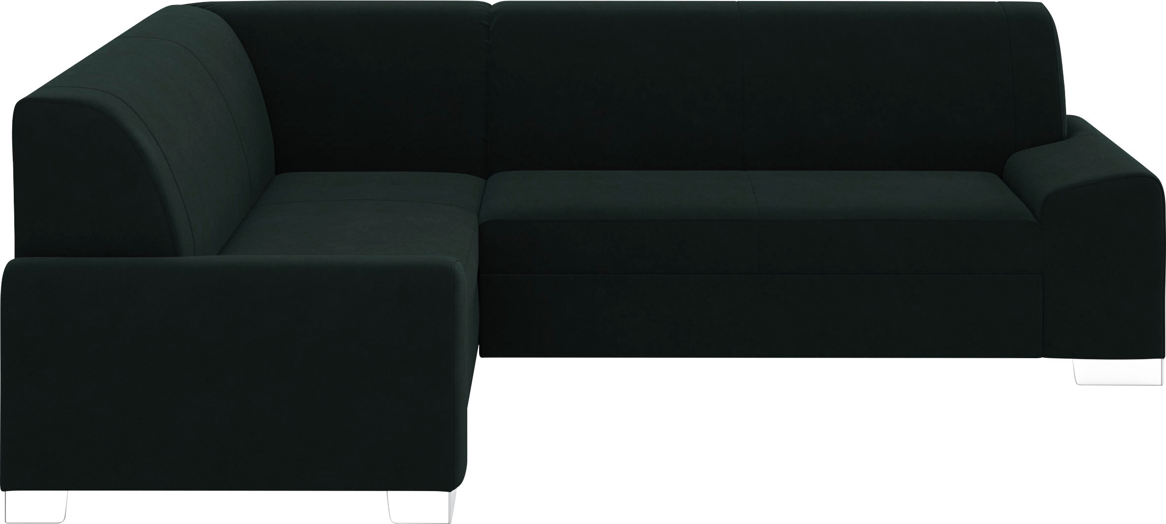 DOMO collection Ecksofa »Anzio in kubischer Formensprache, flache Armlehnen günstig online kaufen