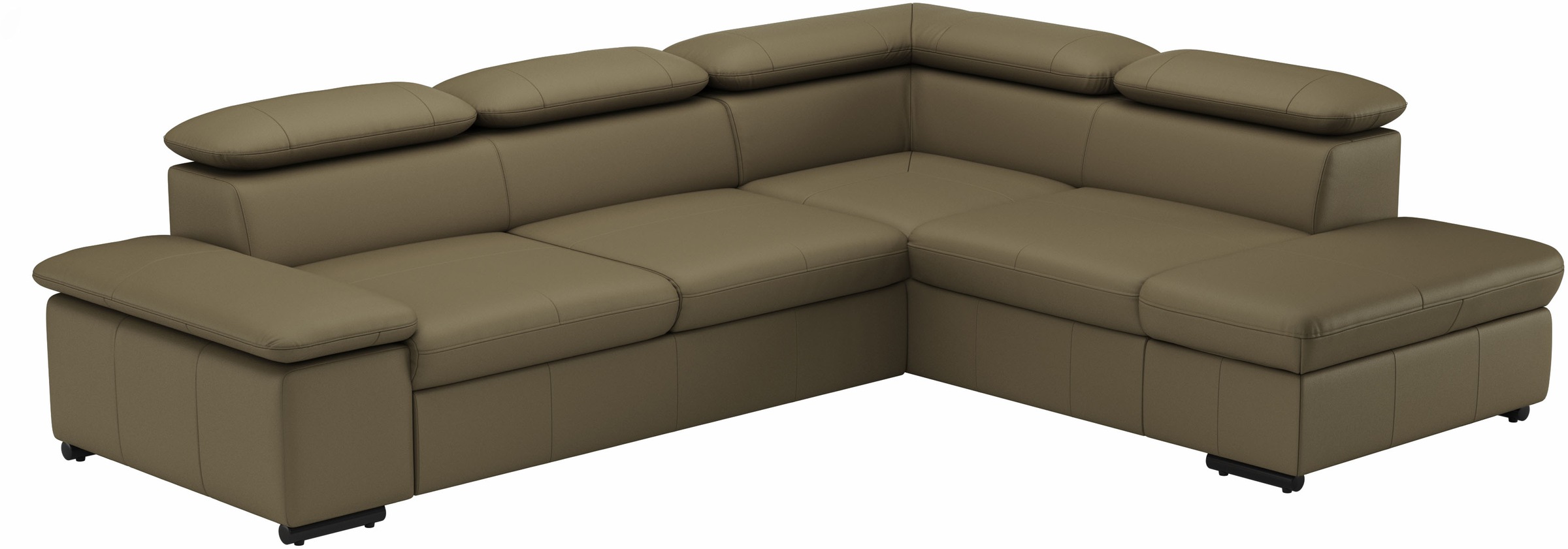 sit&more Ecksofa »Alcudia L-Form«, mit Armteilverstellung, optional Kopfteilverstellung und Bettfunktion