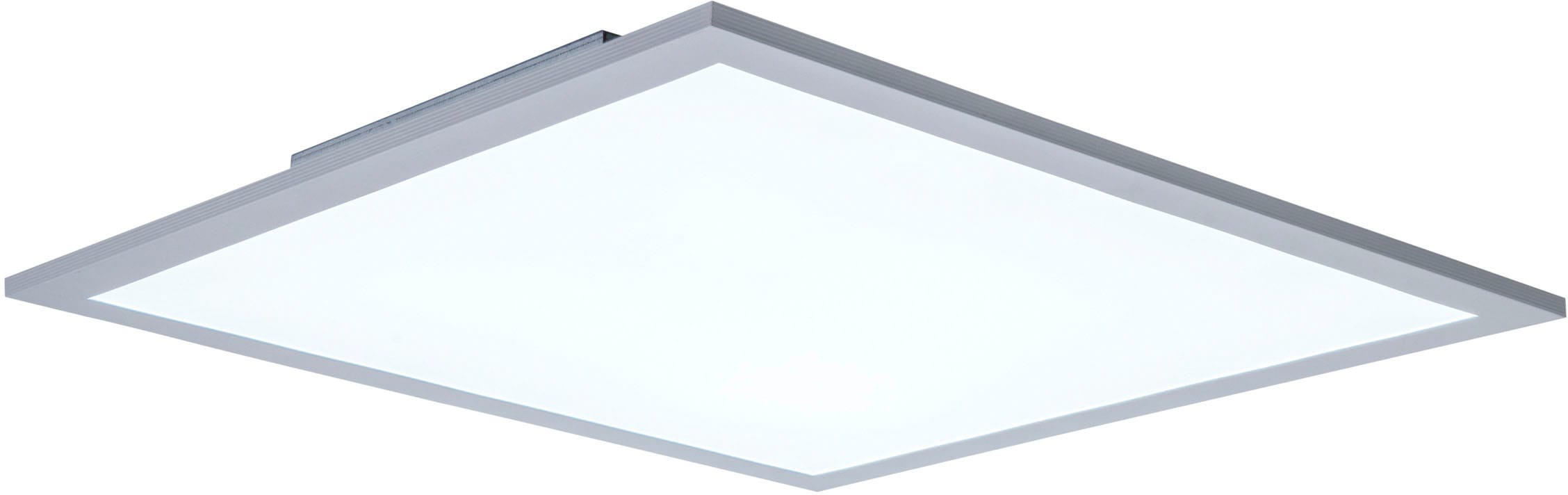 näve LED Panel »Nicola«, 1 flammig-flammig, Aufbaupanel weiß 45x45cm, H: 6cm, 120 LED, Lichtfarbe neutralweiß