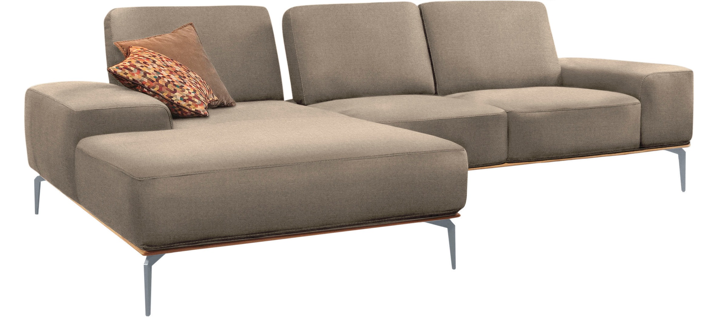 W.SCHILLIG Ecksofa "run, Designsofa mit tollem Sitzkomfort, bequem, L-Form" günstig online kaufen