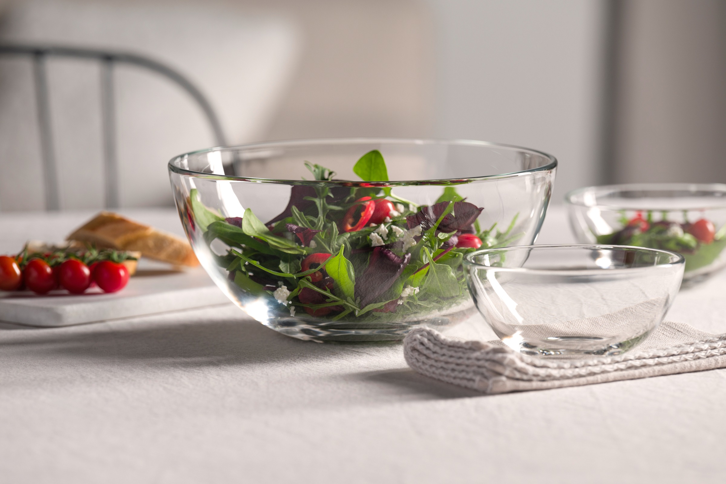 LEONARDO Schale »Schalen-Set CUCINA, 5er Set, 4x Ø 14 cm & 1x Ø 28 cm« 5 St günstig online kaufen
