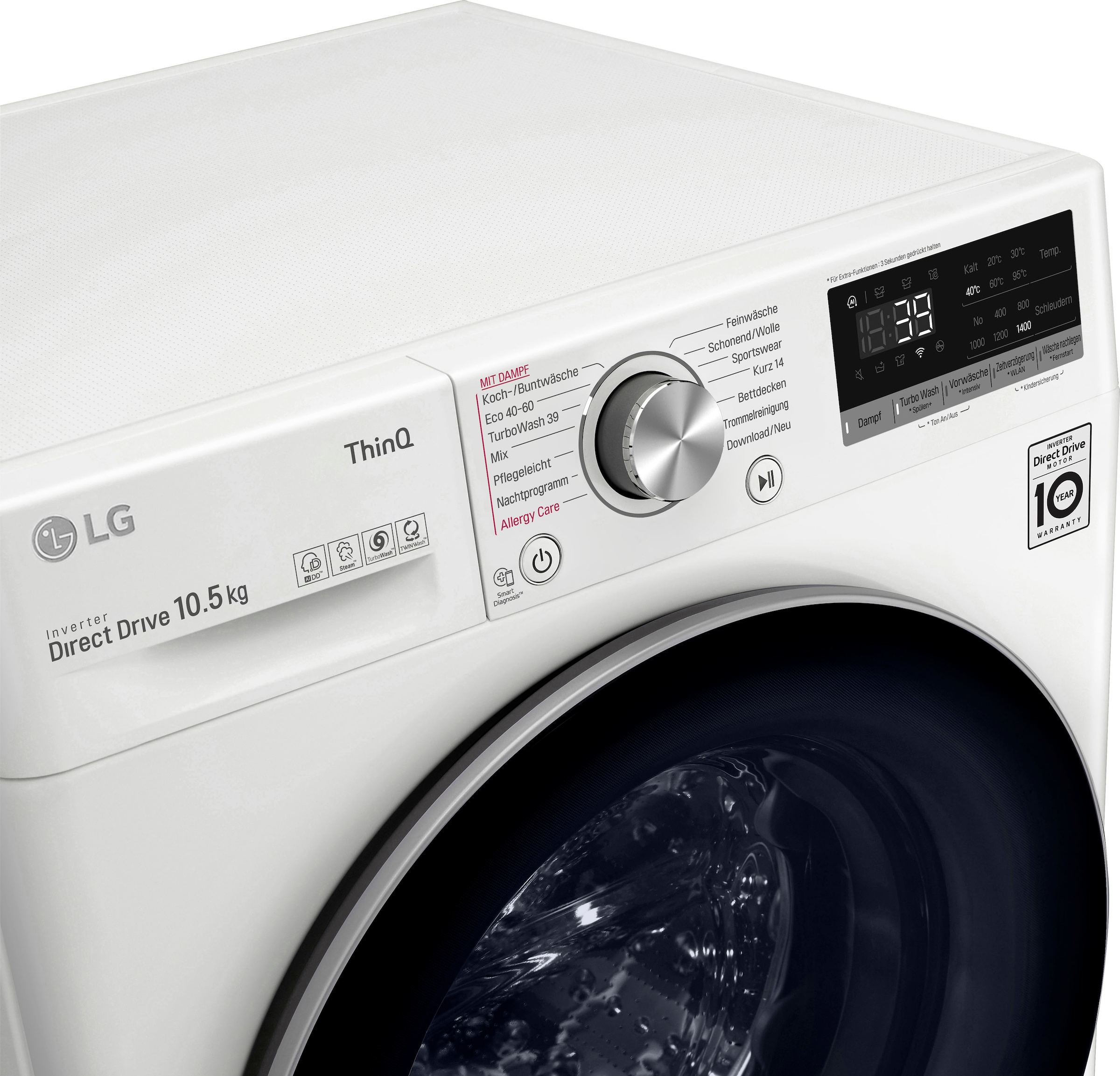 LG Waschmaschine »F4WV710P1«, Serie 7, kaufen 10,5 1400 U/min F4WV710P1E, kg, Rechnung auf