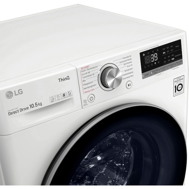 LG Waschmaschine »F4WV710P1«, Serie 7, F4WV710P1E, 10,5 kg, 1400 U/min auf  Rechnung kaufen