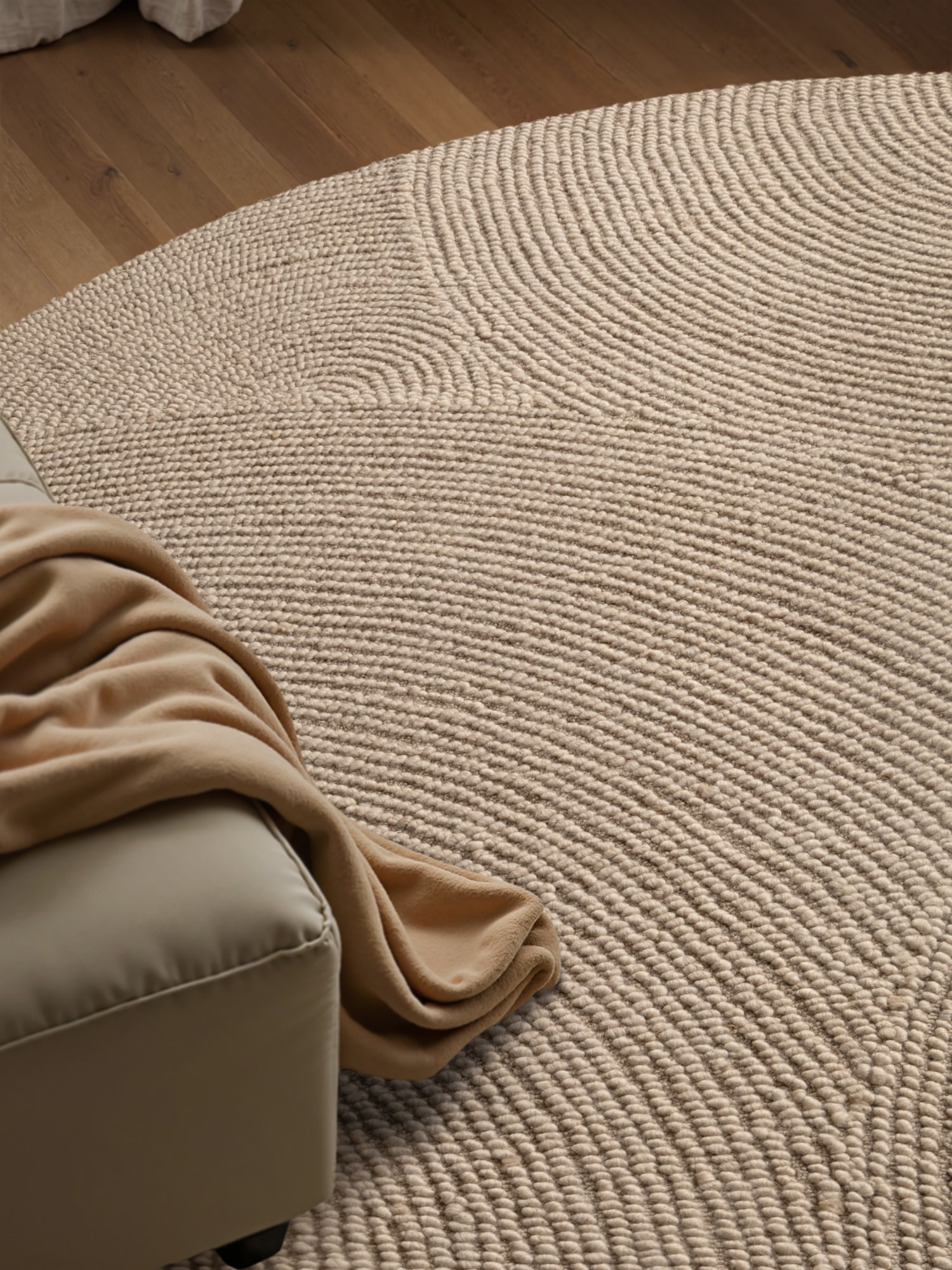 HANSE Home Wollteppich »Eleni«, rechteckig, 18 mm Höhe, Handgetuftet, Wolle, Natur, Wohnzimmer, Schlafzimmer, Skandi, Hygge