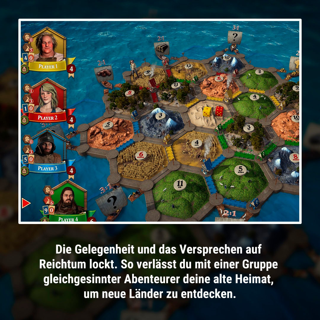 NBG Spielesoftware »Catan - Standard Edition - [Playstation 4]« PlayStation 4