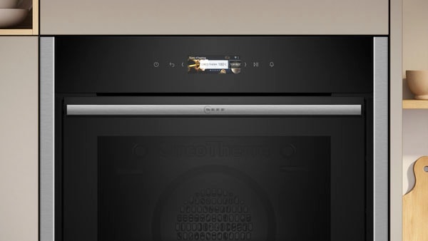 NEFF Einbaubackofen N 70 »B54CR71N0«, mit Teleskopauszug nachrüstbar, Hydrolyse, voll versenkbare Ofentür dank Slide & Hide®, AirFry-Funktion