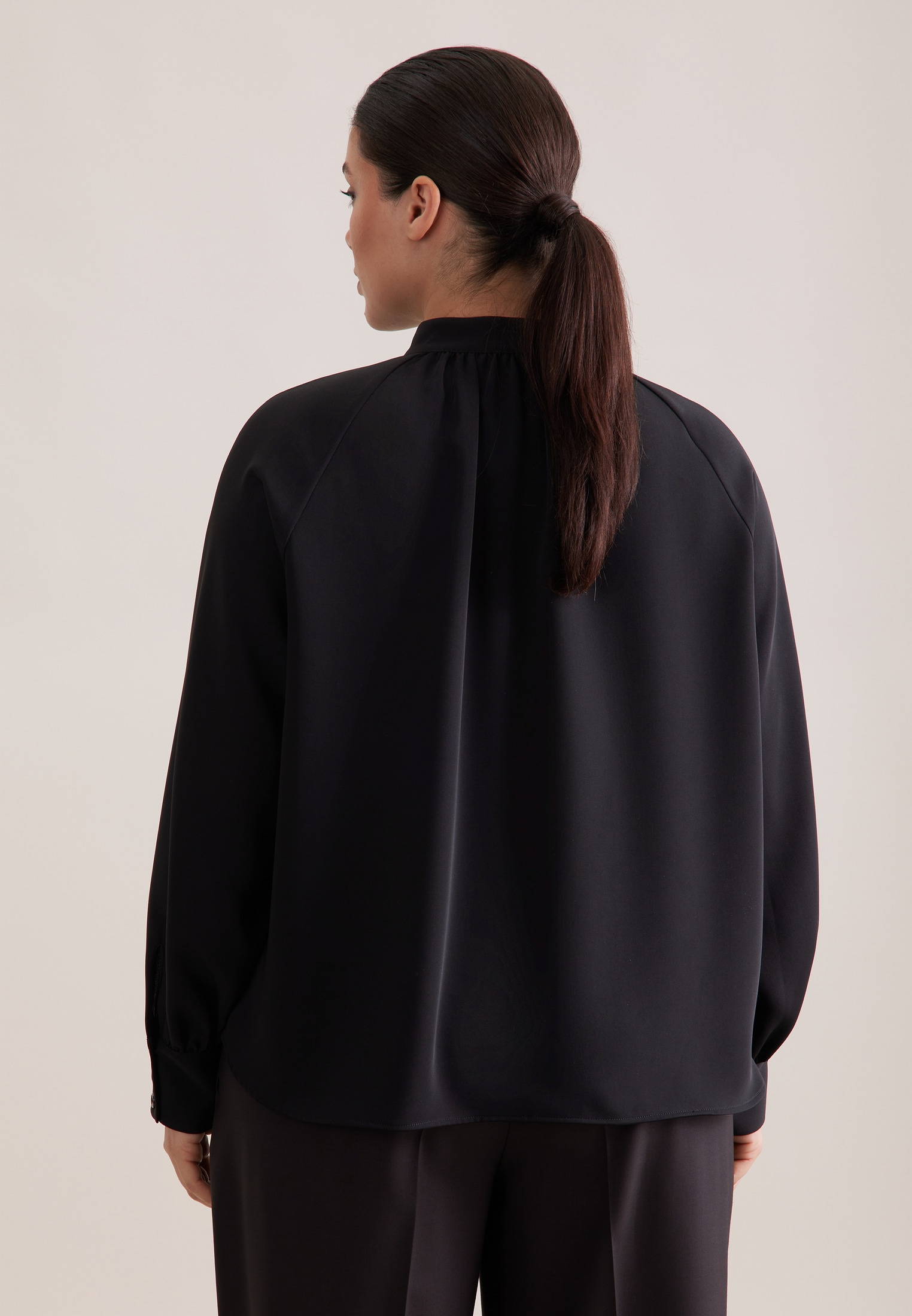 seidensticker Klassische Bluse »Schwarze Rose« 1/1 Uni