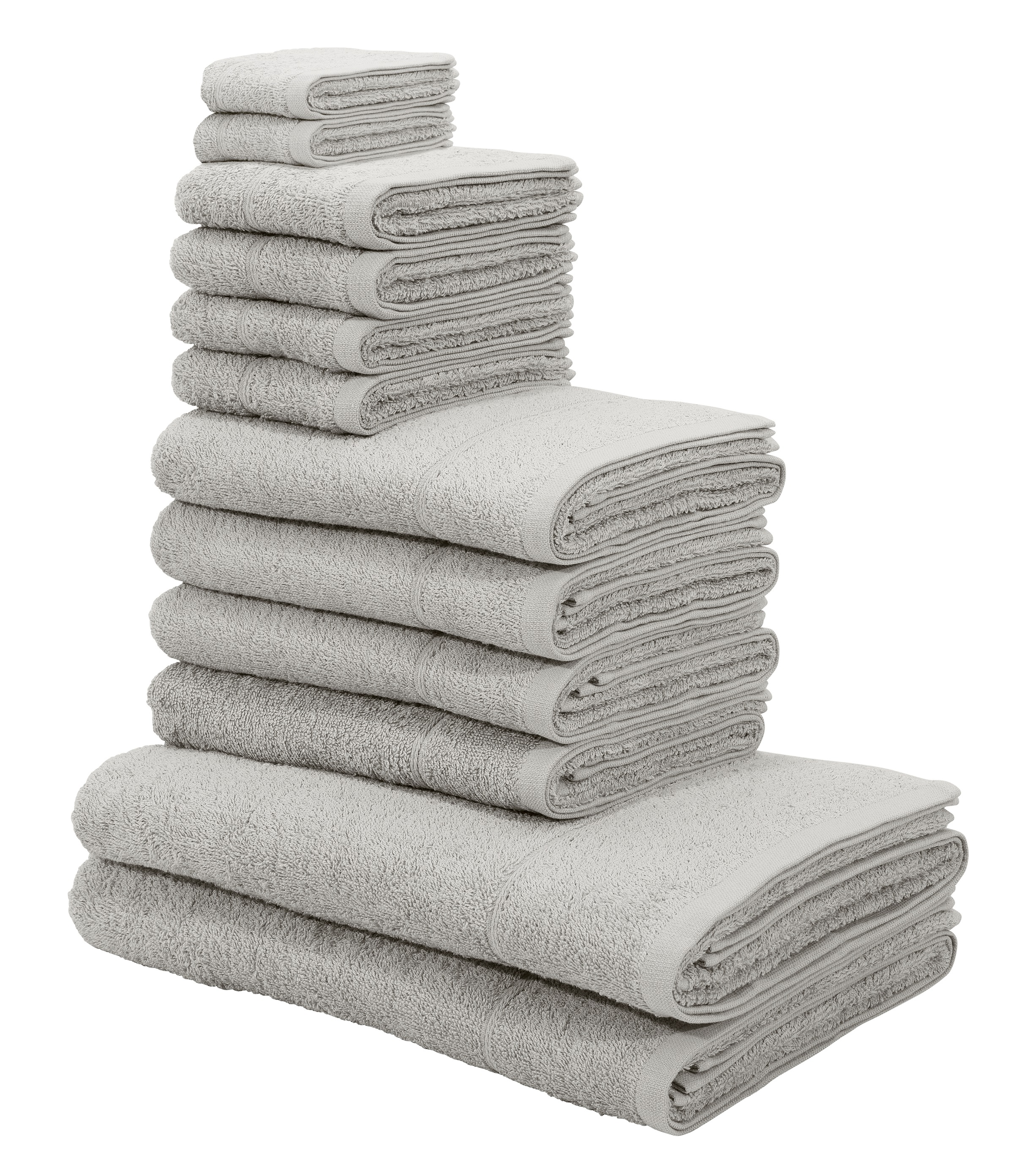my home Handtuch Set »Sanremo«, (Set, 12 St., 2 Seiftücher 30 x 30 cm-4 Gäs günstig online kaufen