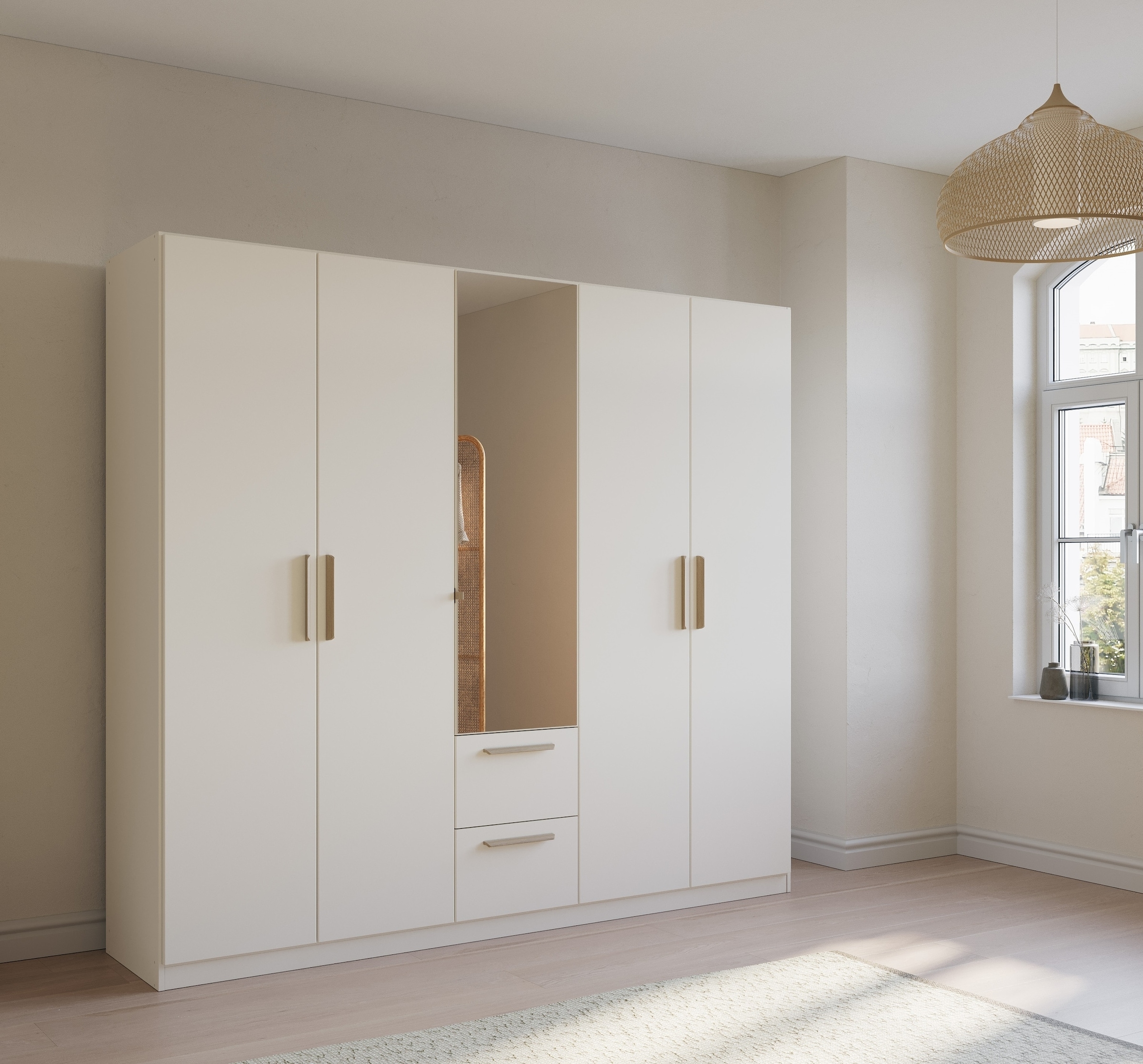 rauch Kleiderschrank »Skandi by Quadra Spin Schlafzimmerschrank«, im Landha günstig online kaufen