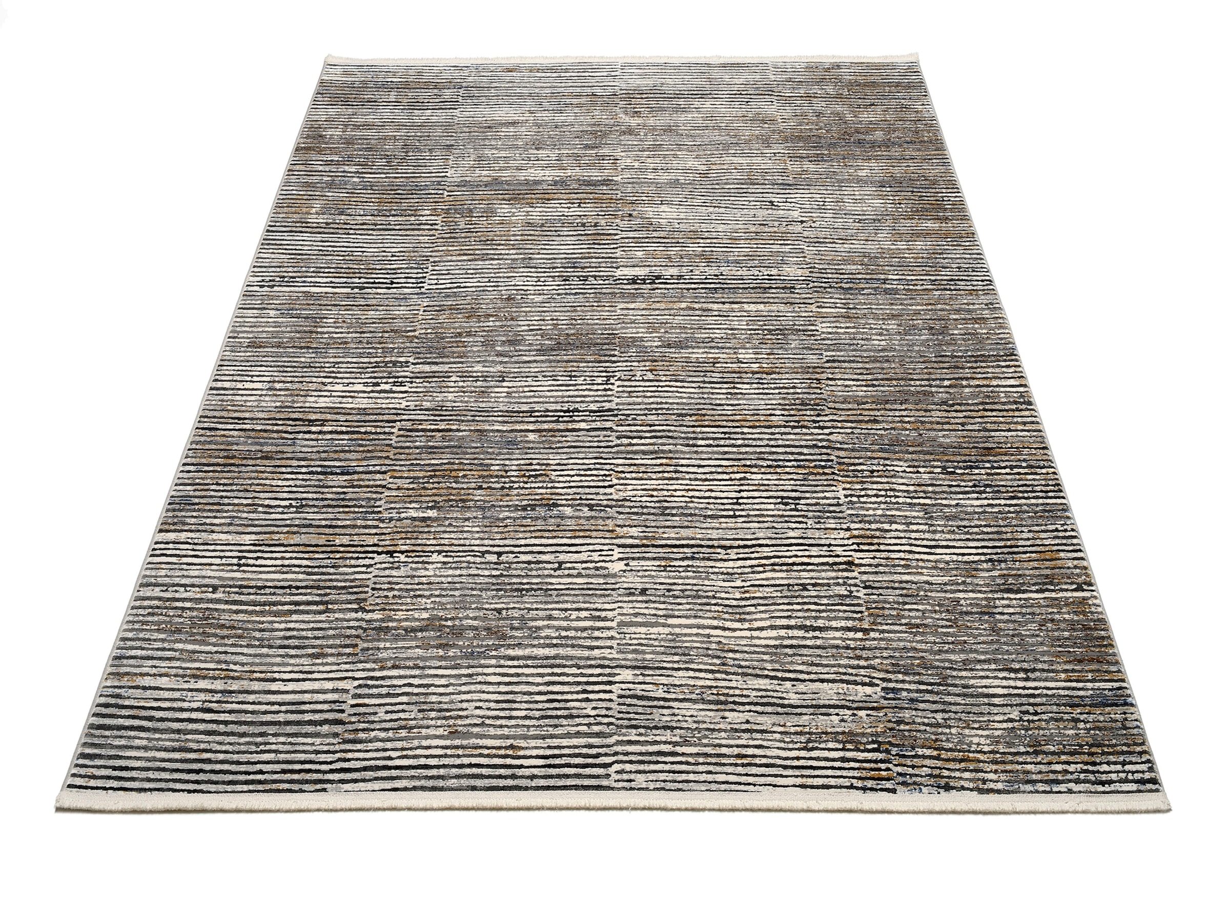 Musterring Teppich »COLORADO STRIPE«, rechteckig, 5 mm Höhe, exclusive MUSTERRING DELUXE COLLECTION hochwertig gekettelt Fransen
