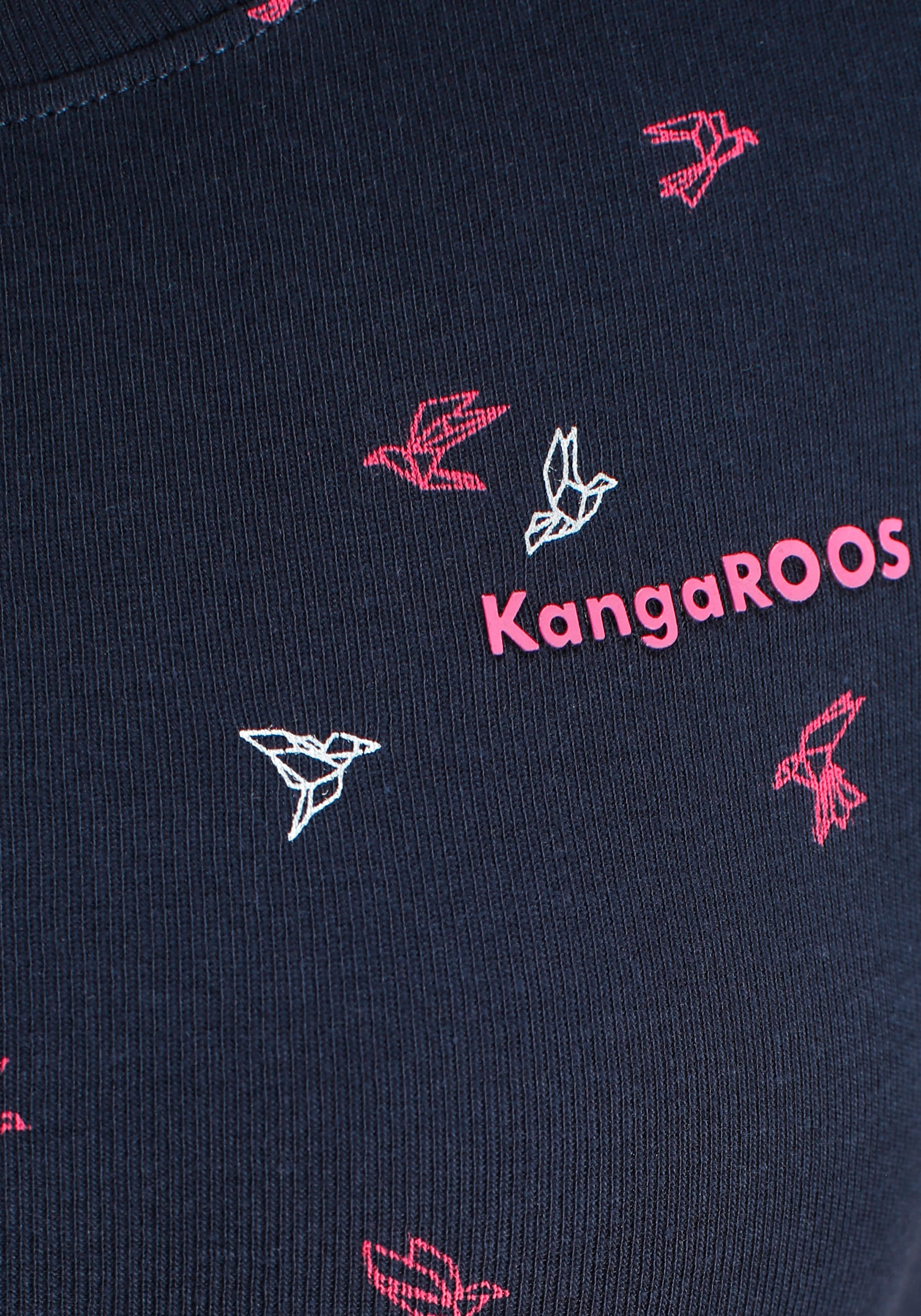 KangaROOS T-Shirt Kurzarm,  sehr figurbetont,  aus 100% Baumwolle