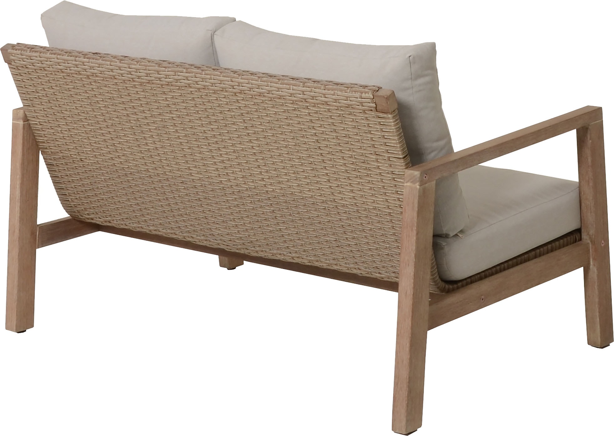 Garden Pleasure Gartenlounge-Set »»SAN««, (4 tlg.), 2 Sessel, Tisch LxB: 106x66 cm, inkl Kissen