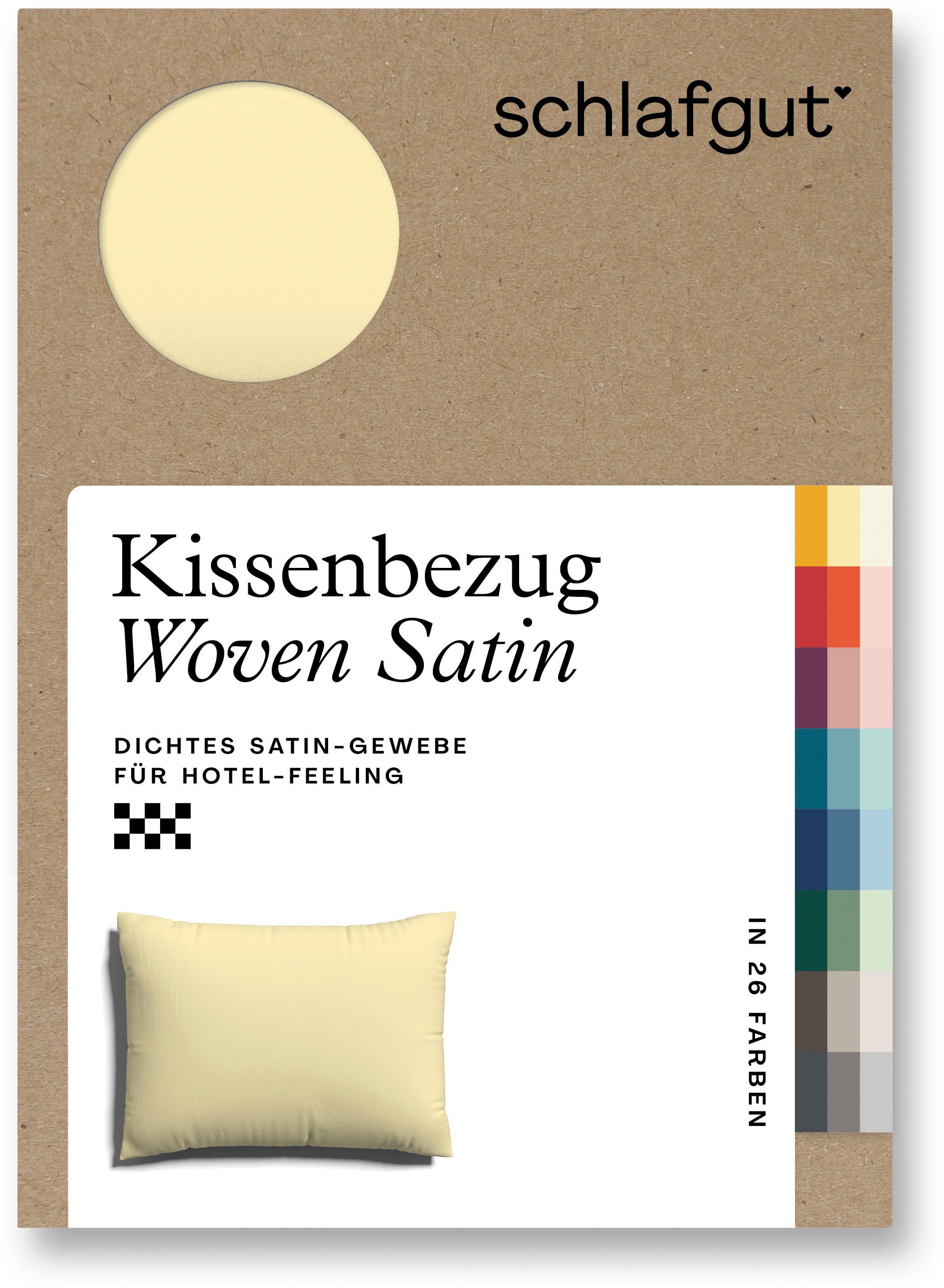 2. Bild von Schlafgut Kissenbezug »Woven Satin«, (1 St.)