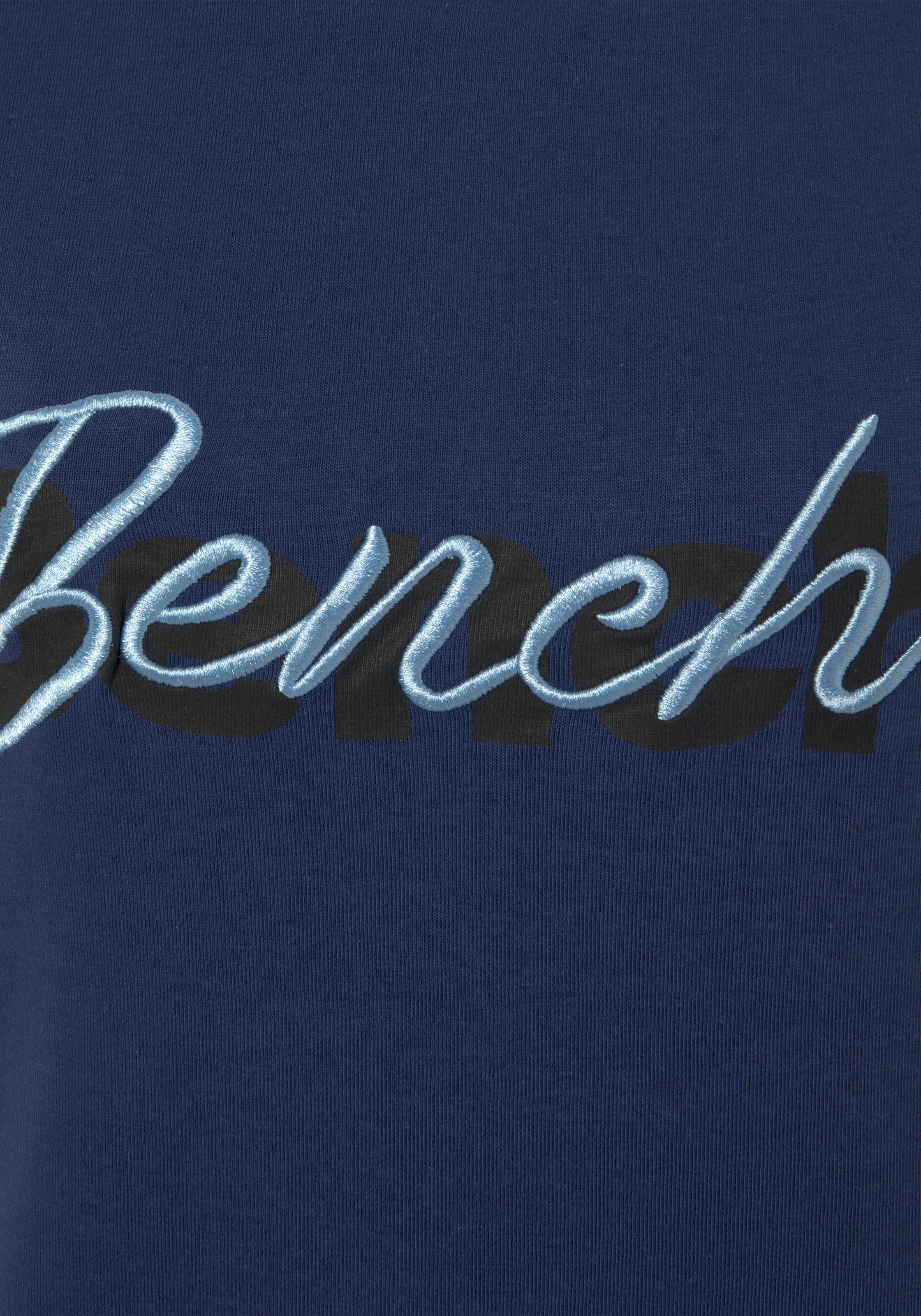 Bench. Loungewear Sweatshirt, mit Logodruck und Stickerei, Loungeanzug