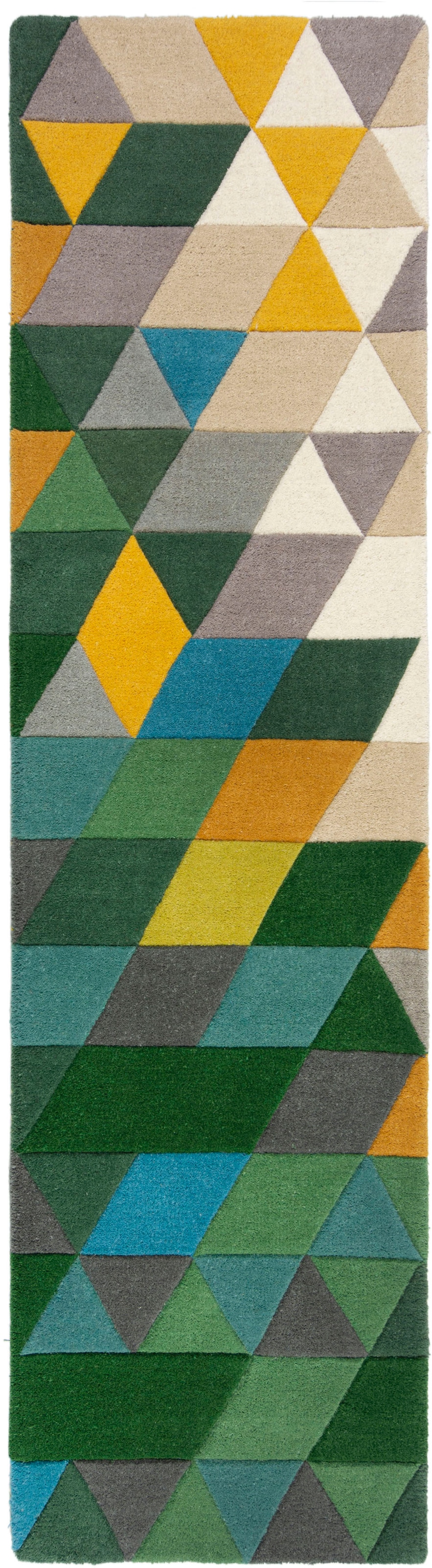 FLAIR RUGS Läufer »Prism«, rechteckig, 10 mm Höhe, mehrfarbig, geometrische günstig online kaufen