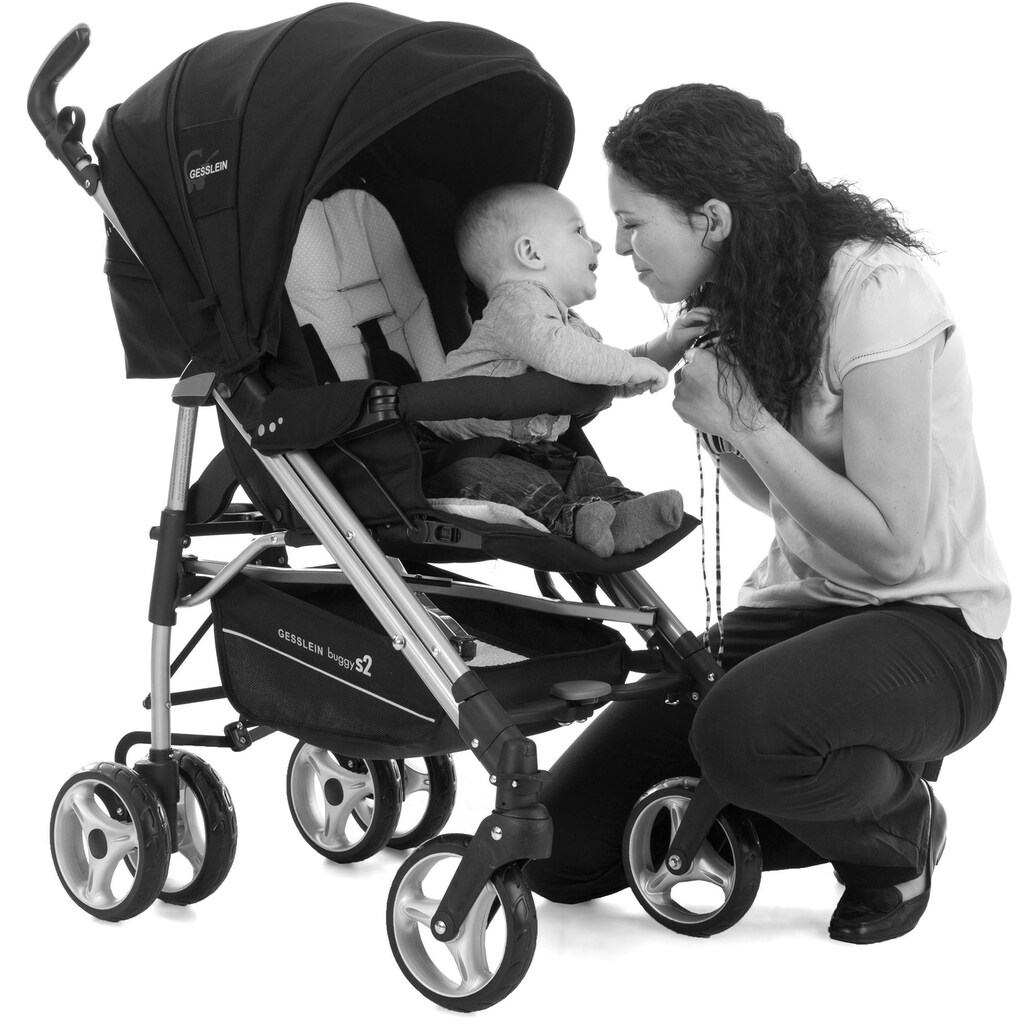 Gesslein Kinder-Buggy »S2, Stern groß«, mit schwenkbaren Vorderrädern; Kinderwagen, Buggy, Sportwagen, Sportbuggy, Kinderbuggy, Sport-Kinderwagen