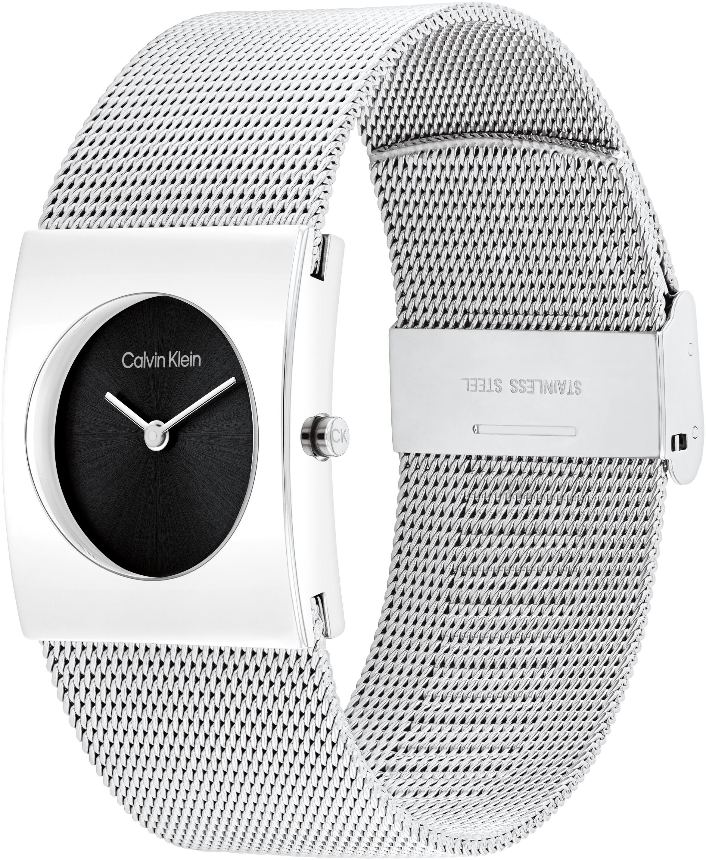 Calvin Klein Quarzuhr »CK PULSE 26 mm«, Armbanduhr, Damenuhr, analog, Edelstahlarmband