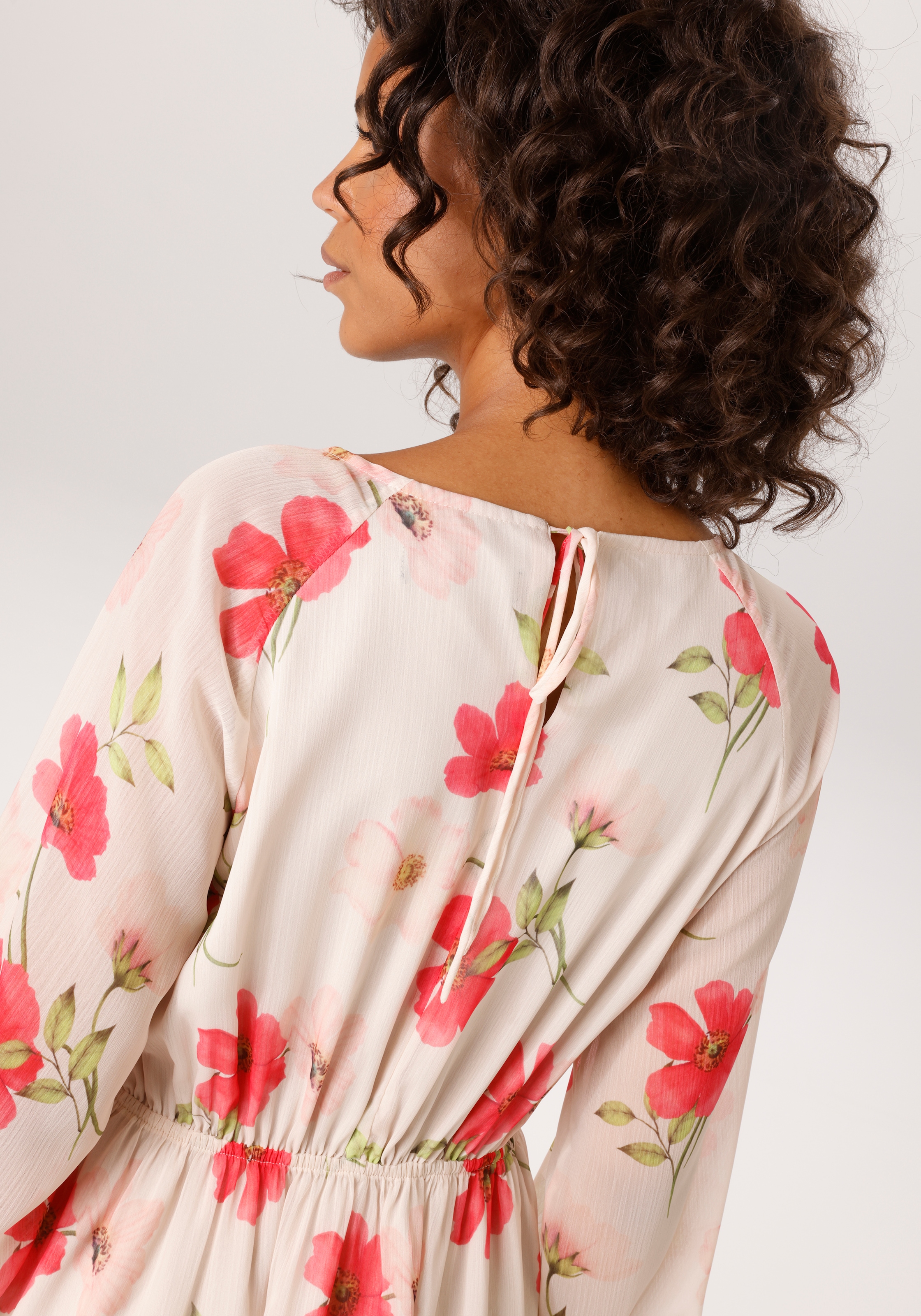 Aniston CASUAL Maxikleid mit farbharmonischen Blumen bedruckt