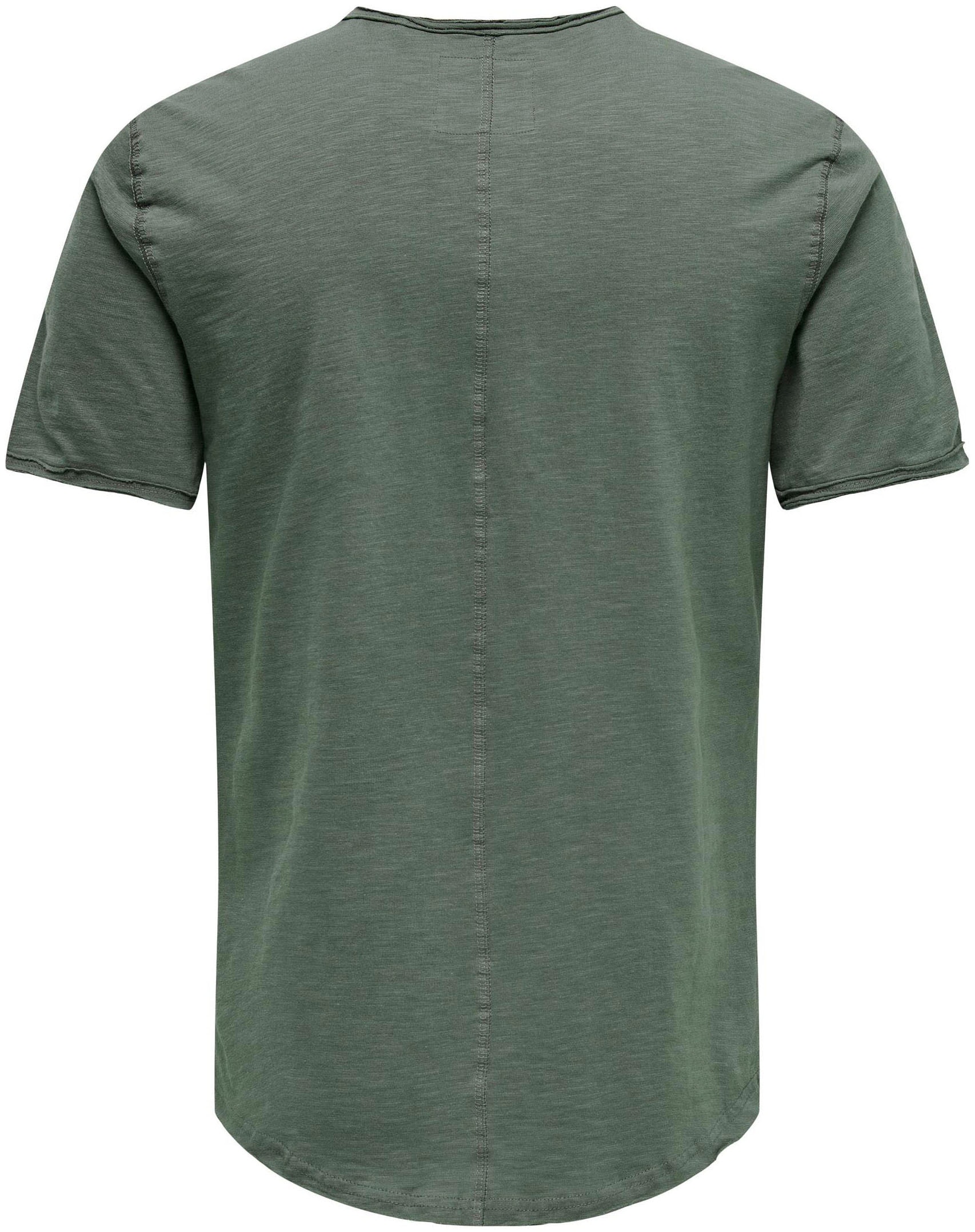 ONLY & SONS Rundhalsshirt »ONSBENNE LONGY SS TEE NF 7822 NOOS«