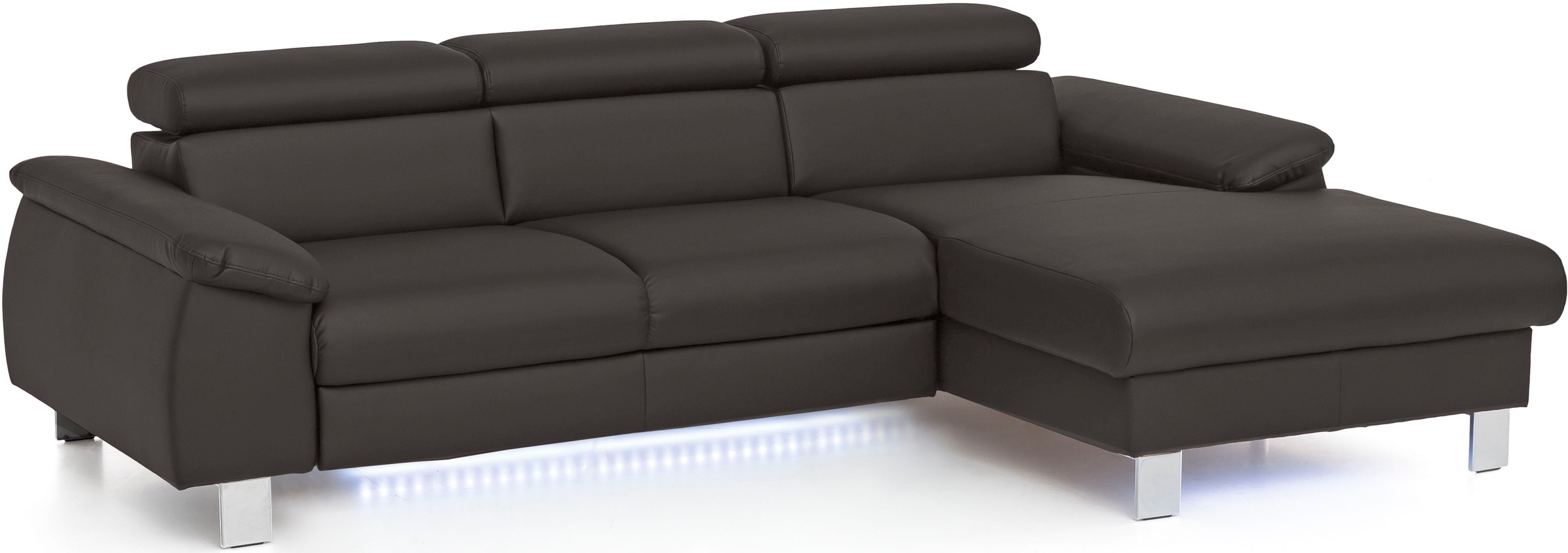 COTTA Ecksofa »Komaris L-Form, B: 244 cm« mit Kopfteilverstellung, optional günstig online kaufen